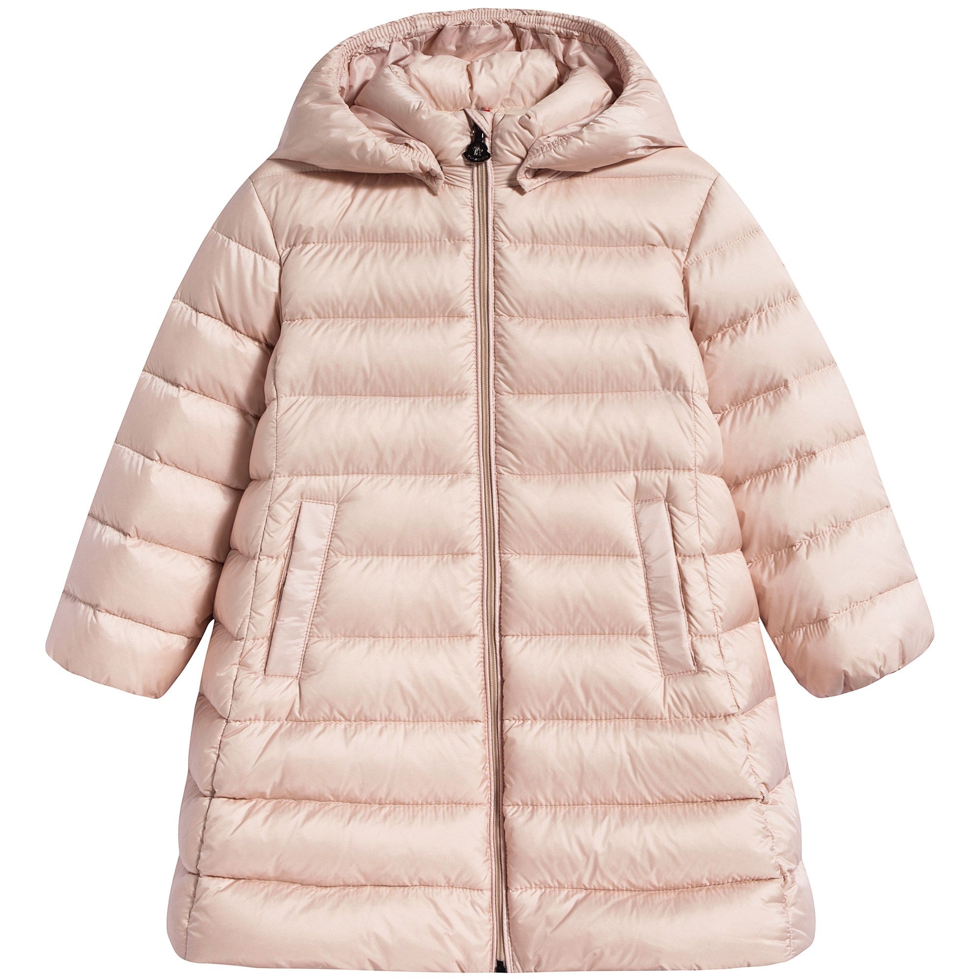 Baby Girls Pink "MAJEURE" Padded Down Coat