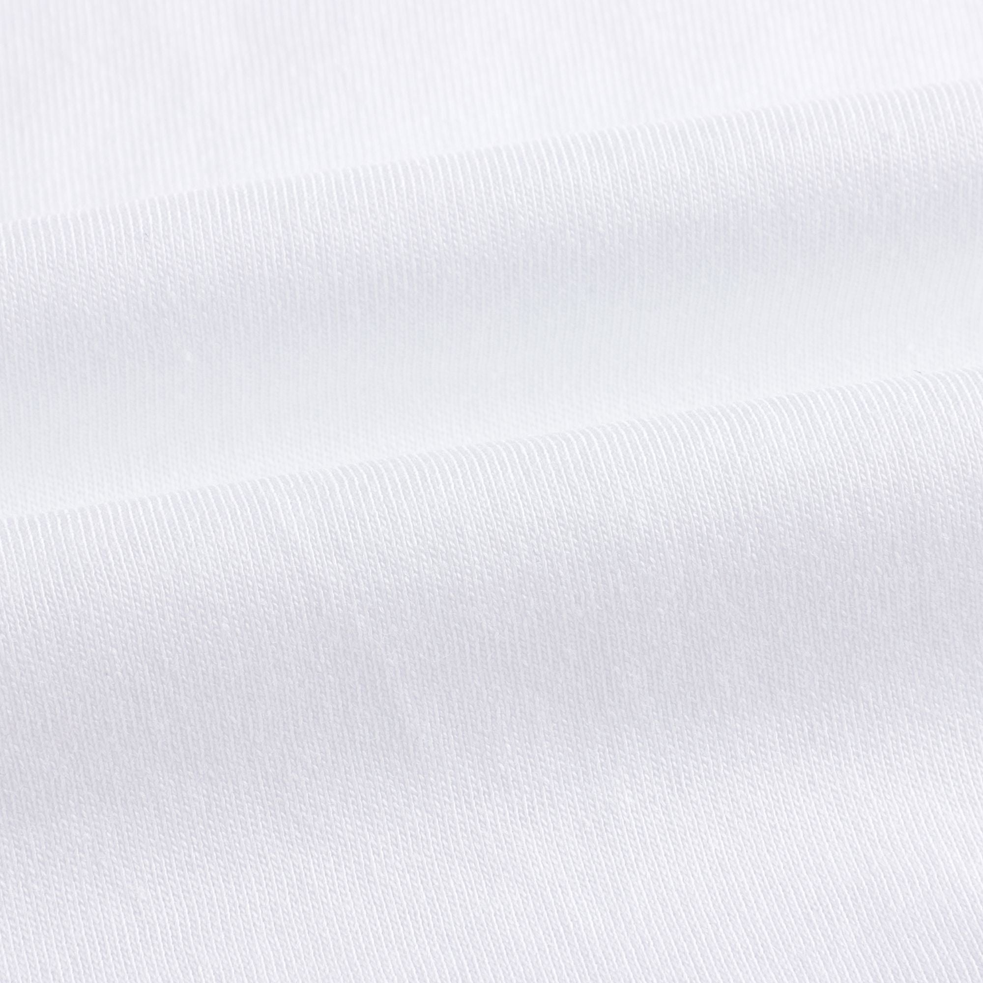Girls White Cotton T-Shirt