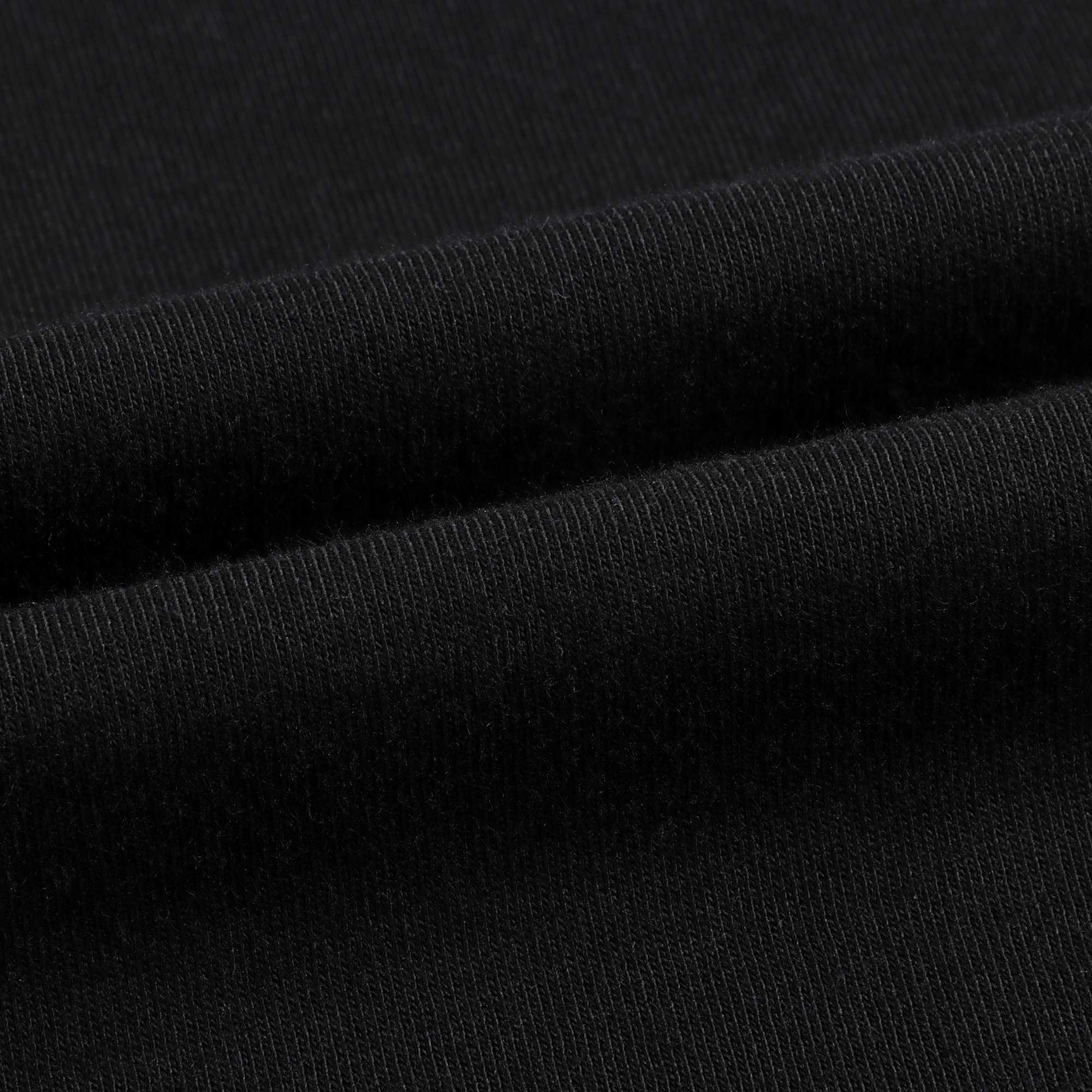 Girls Black Logo Cotton T-Shirt