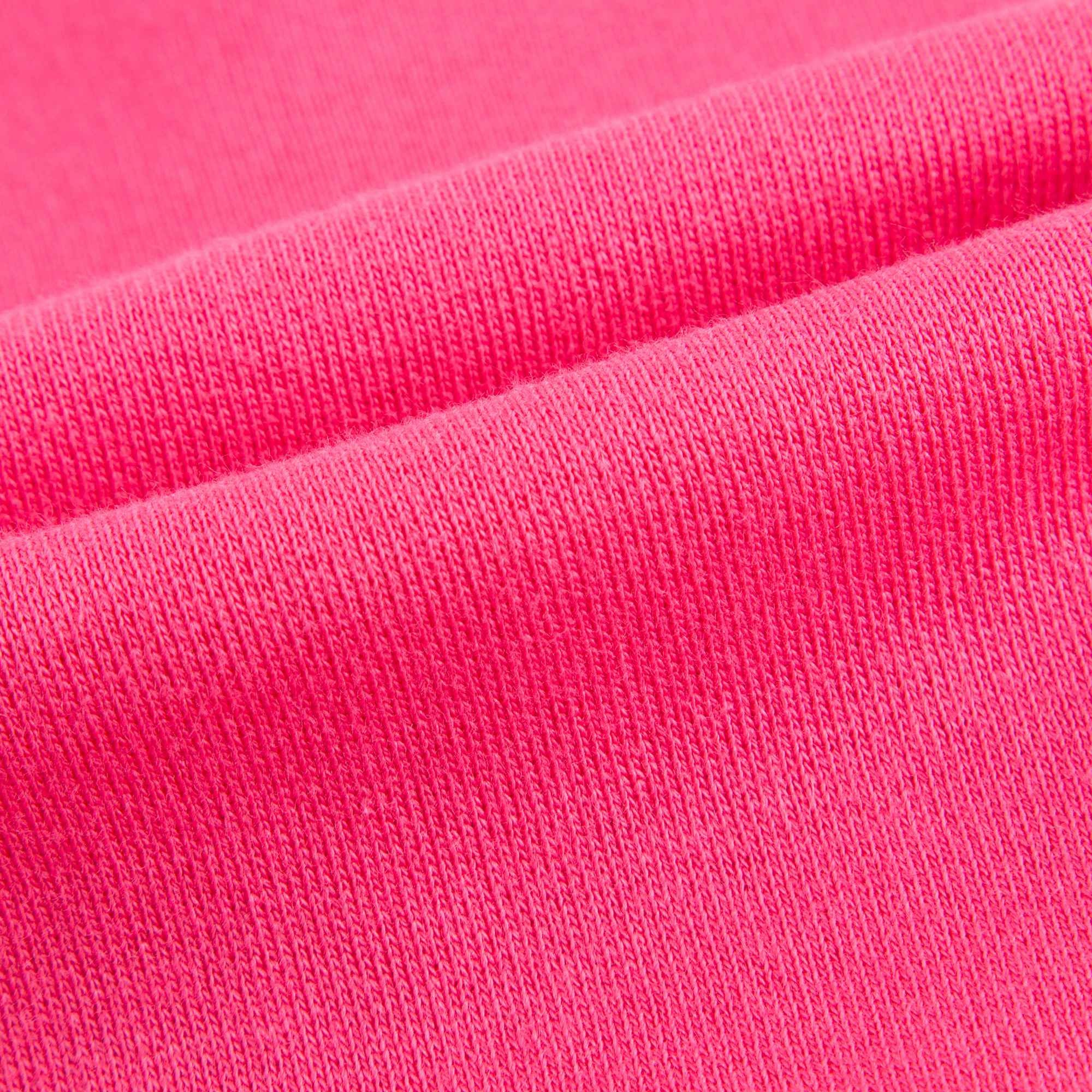 Girls Pink Logo Cotton Sweatshirt