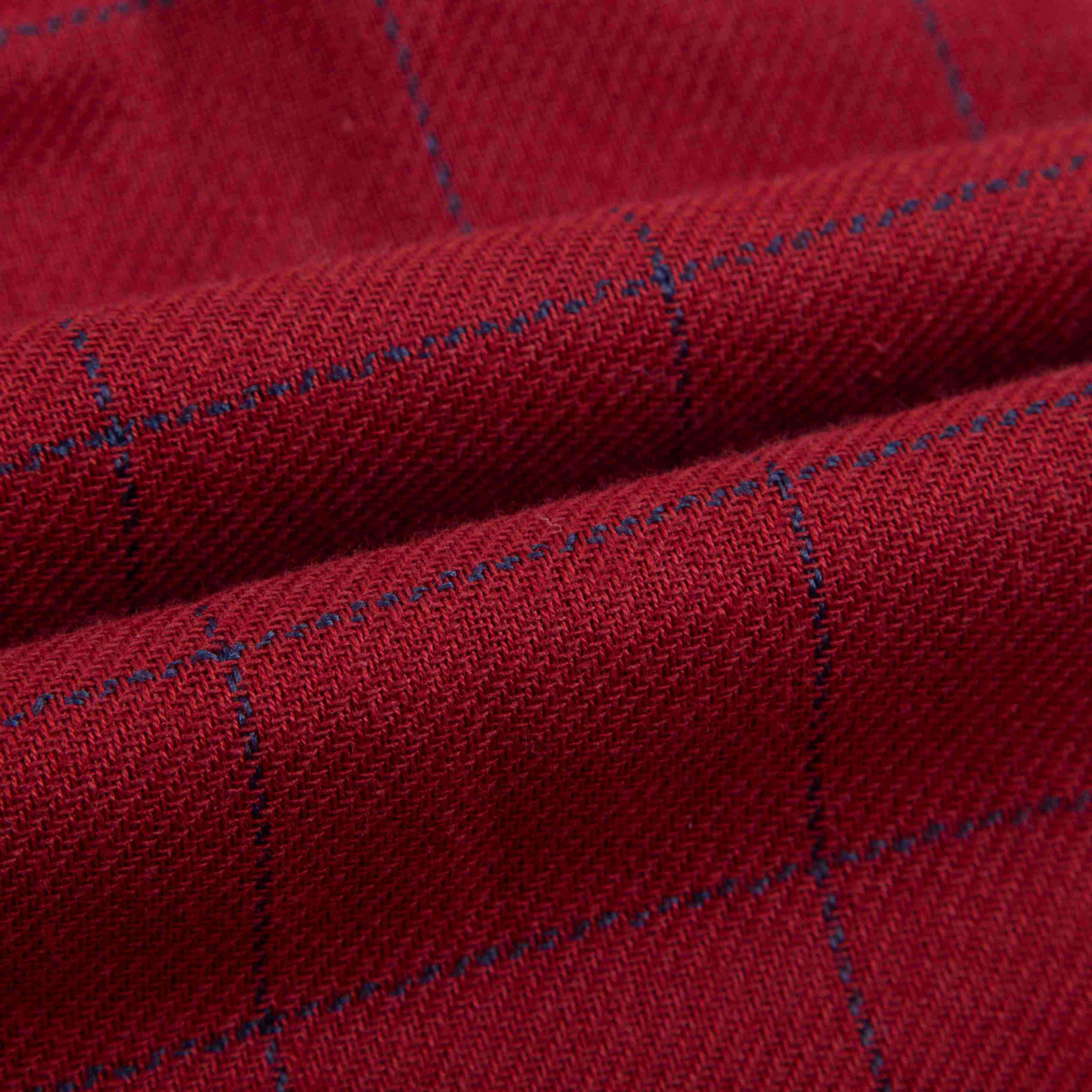 Baby Girls Red Check Cotton Dress