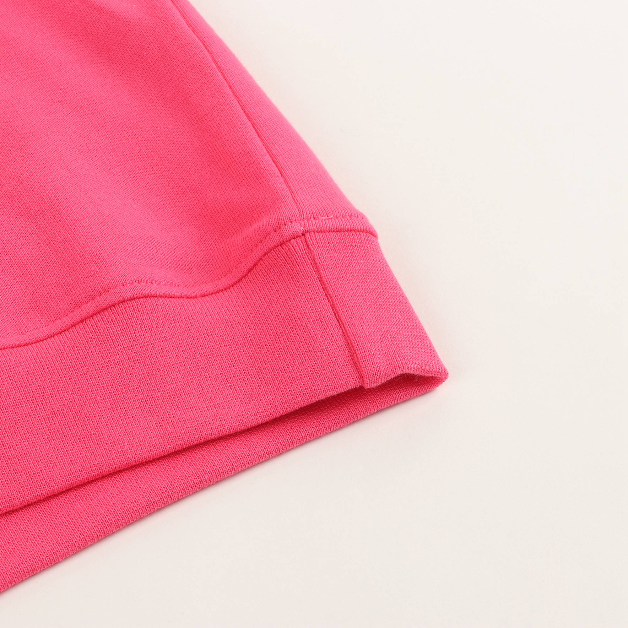 Girls Fuchsia Logo Cotton Sweatshirt