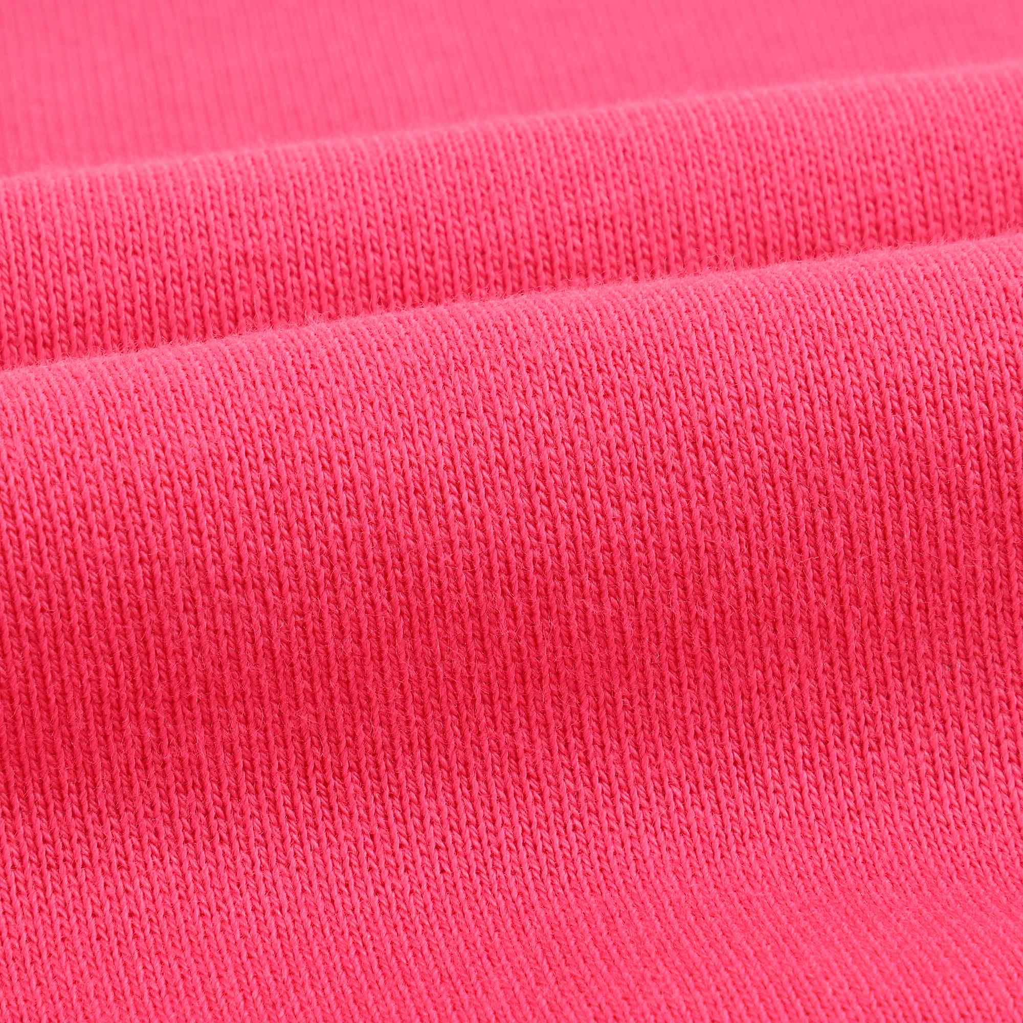 Girls Fuchsia Logo Cotton Sweatshirt
