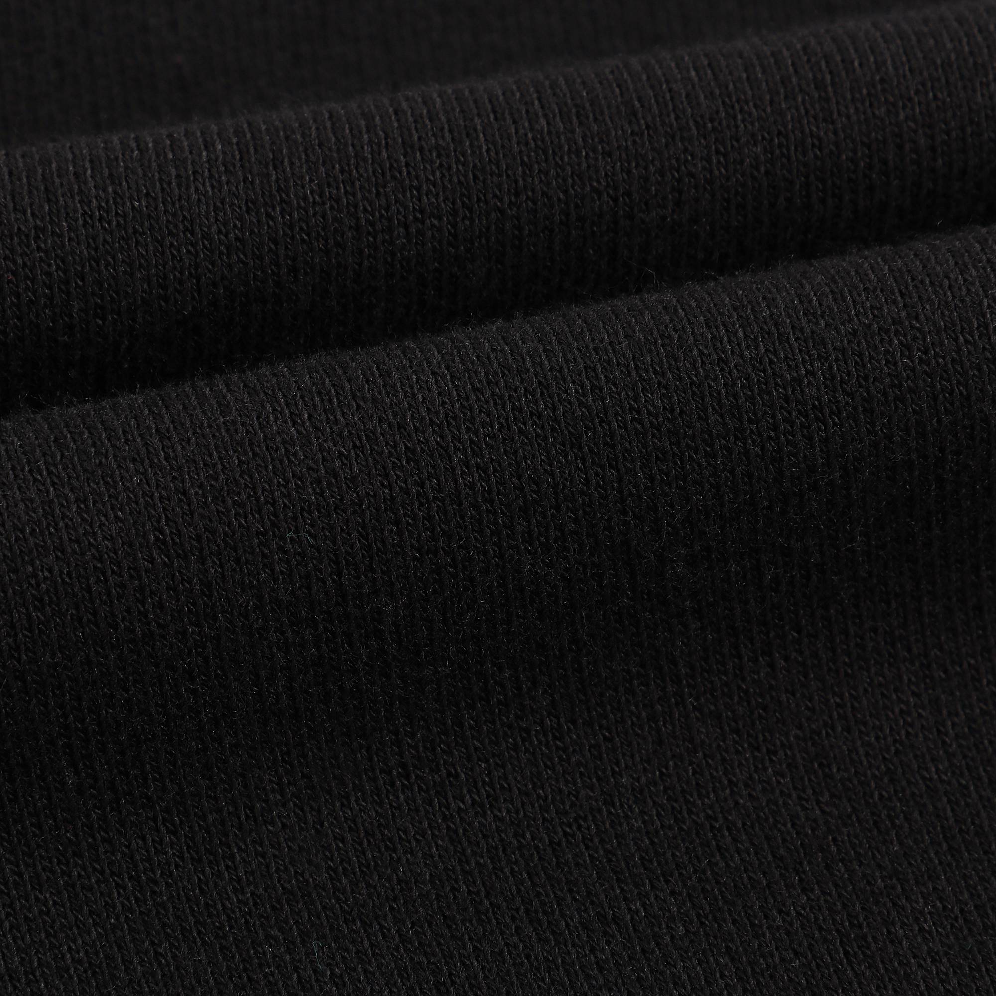Girls Black Logo Cotton Sweatshirt