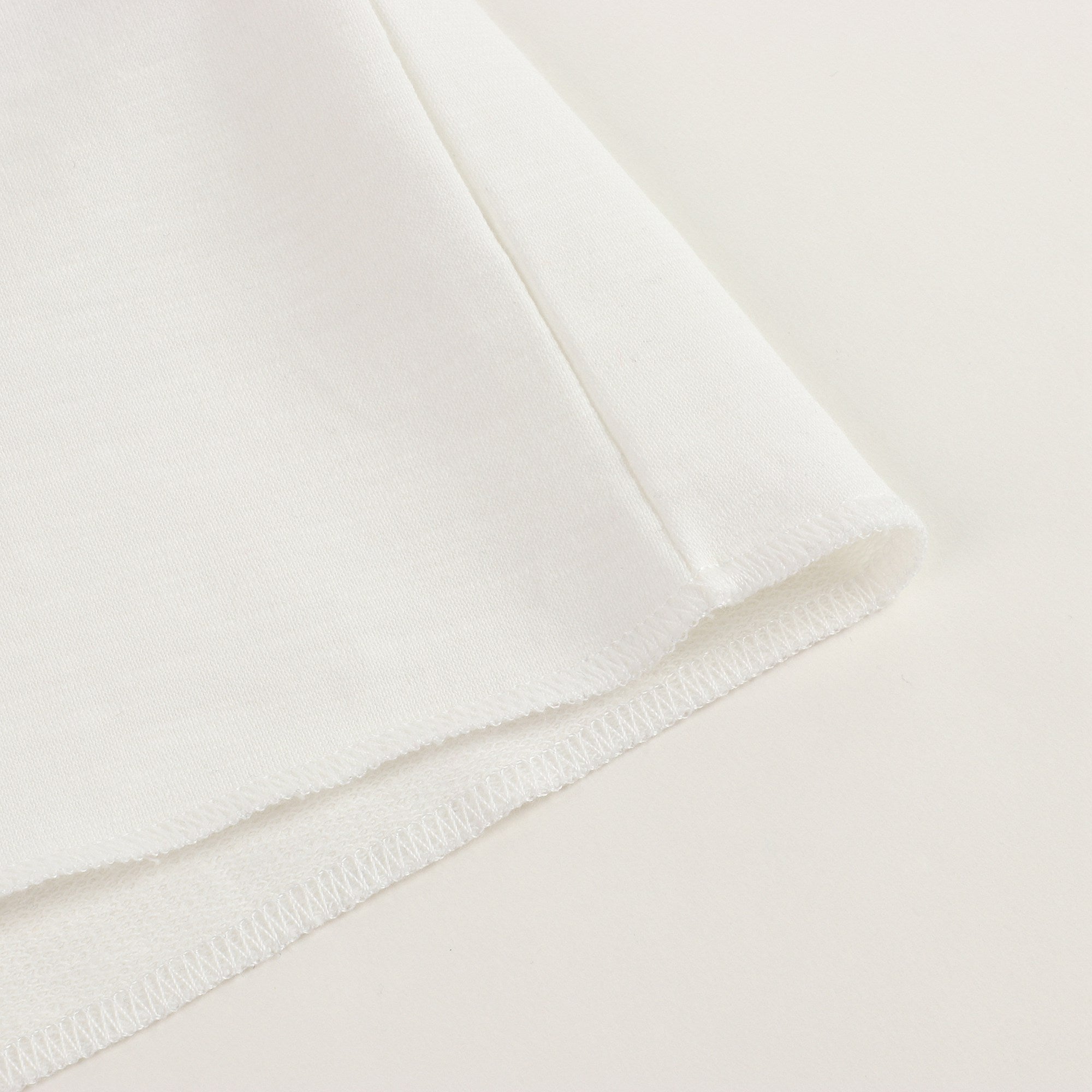 Girls White Cotton Sweater