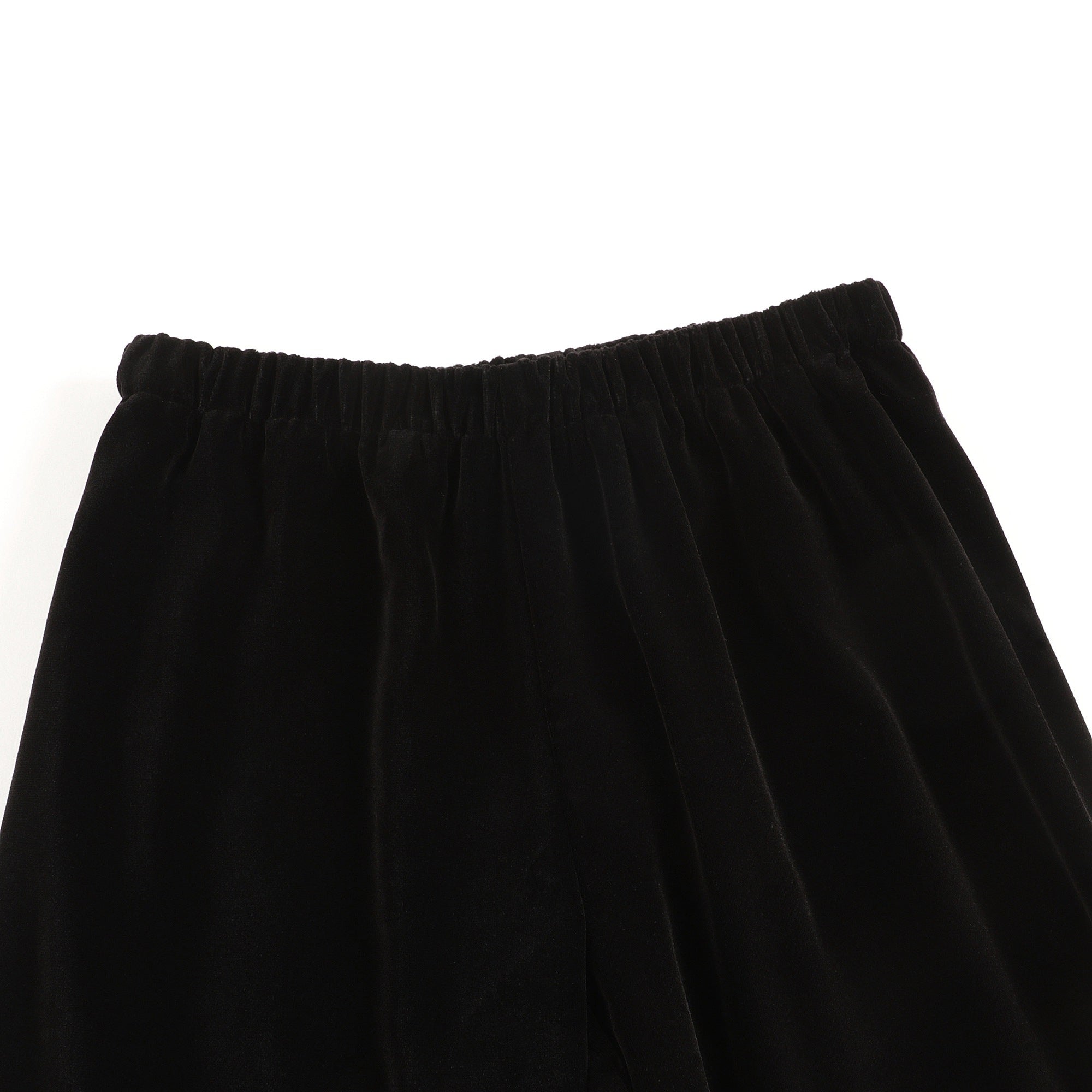 Girls Black Straight Trousers
