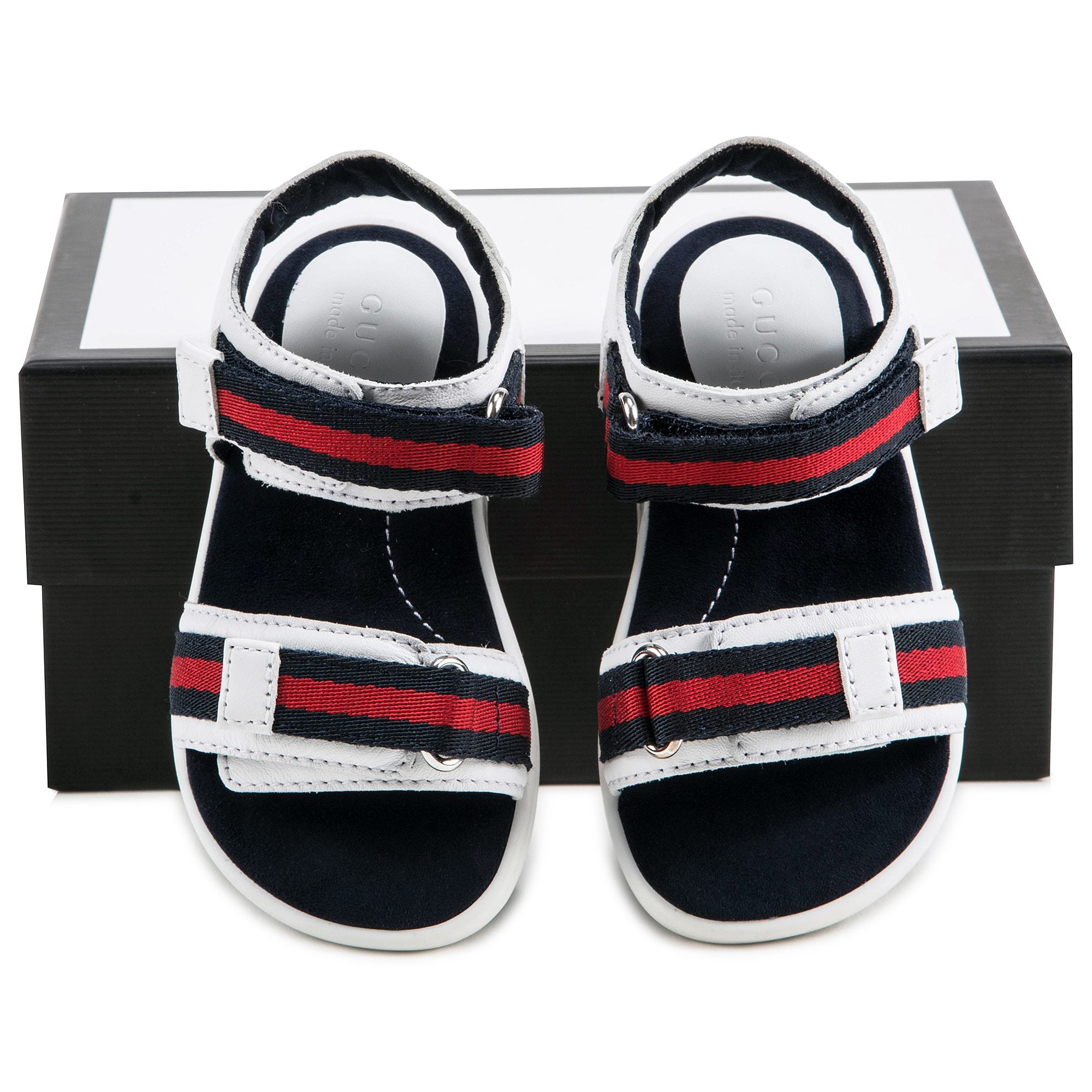 Baby Great White Velcro Sandals