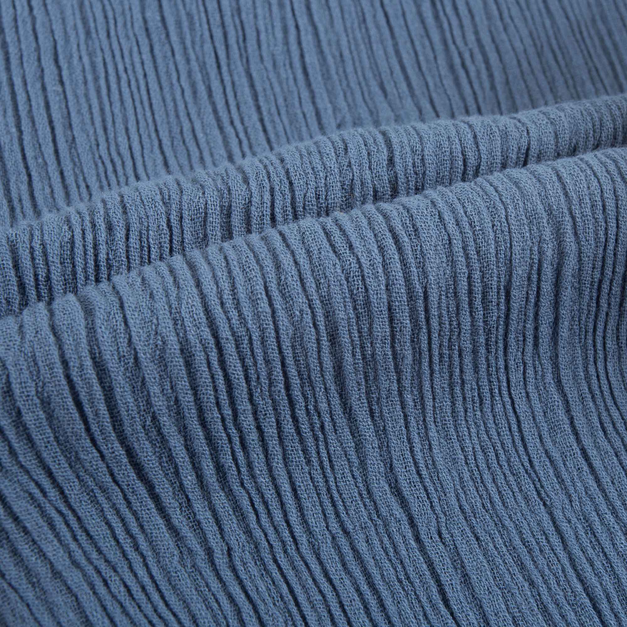 Girls Blue "Cotton Crepe" Trousers