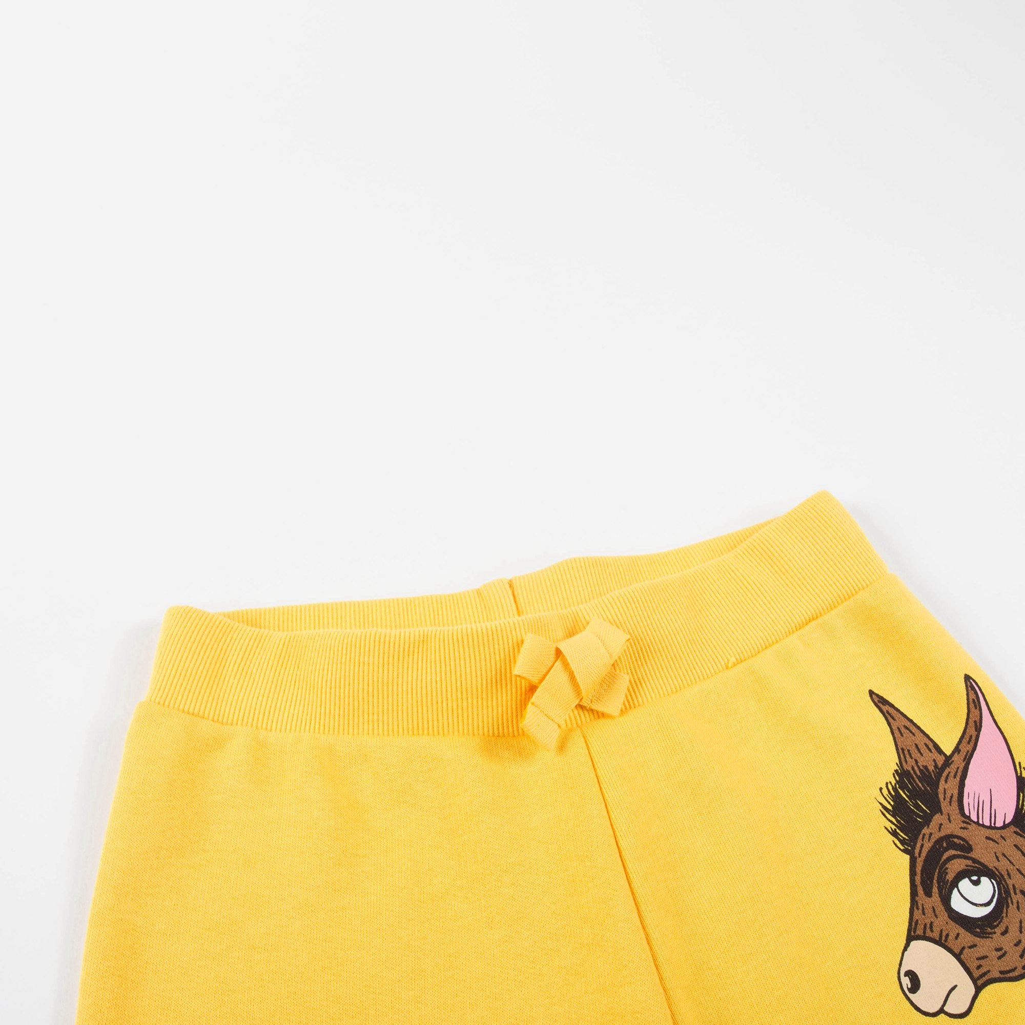 Girls Yellow Donkey Organic Cotton Trousers