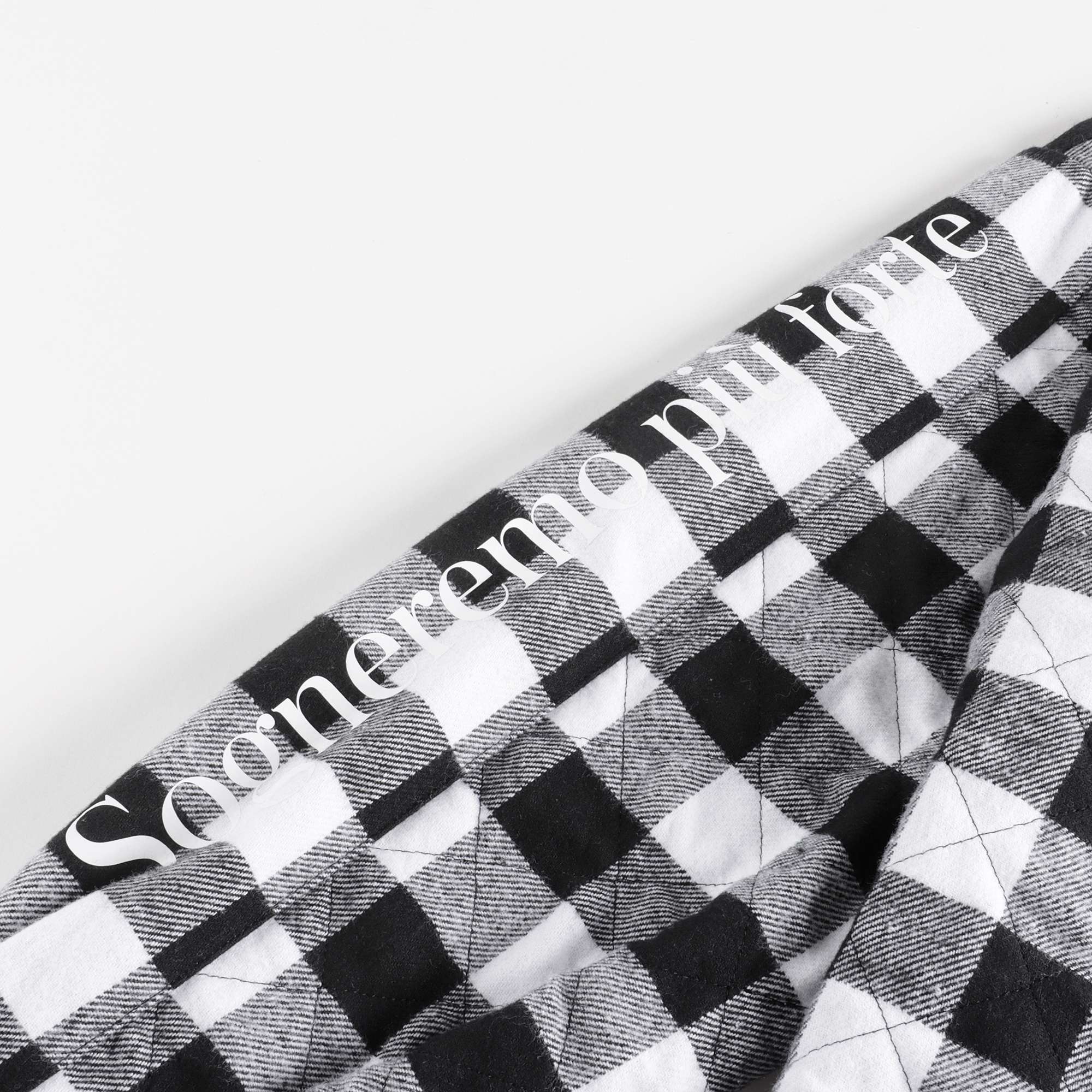 Girls Black Check Cotton Shirt