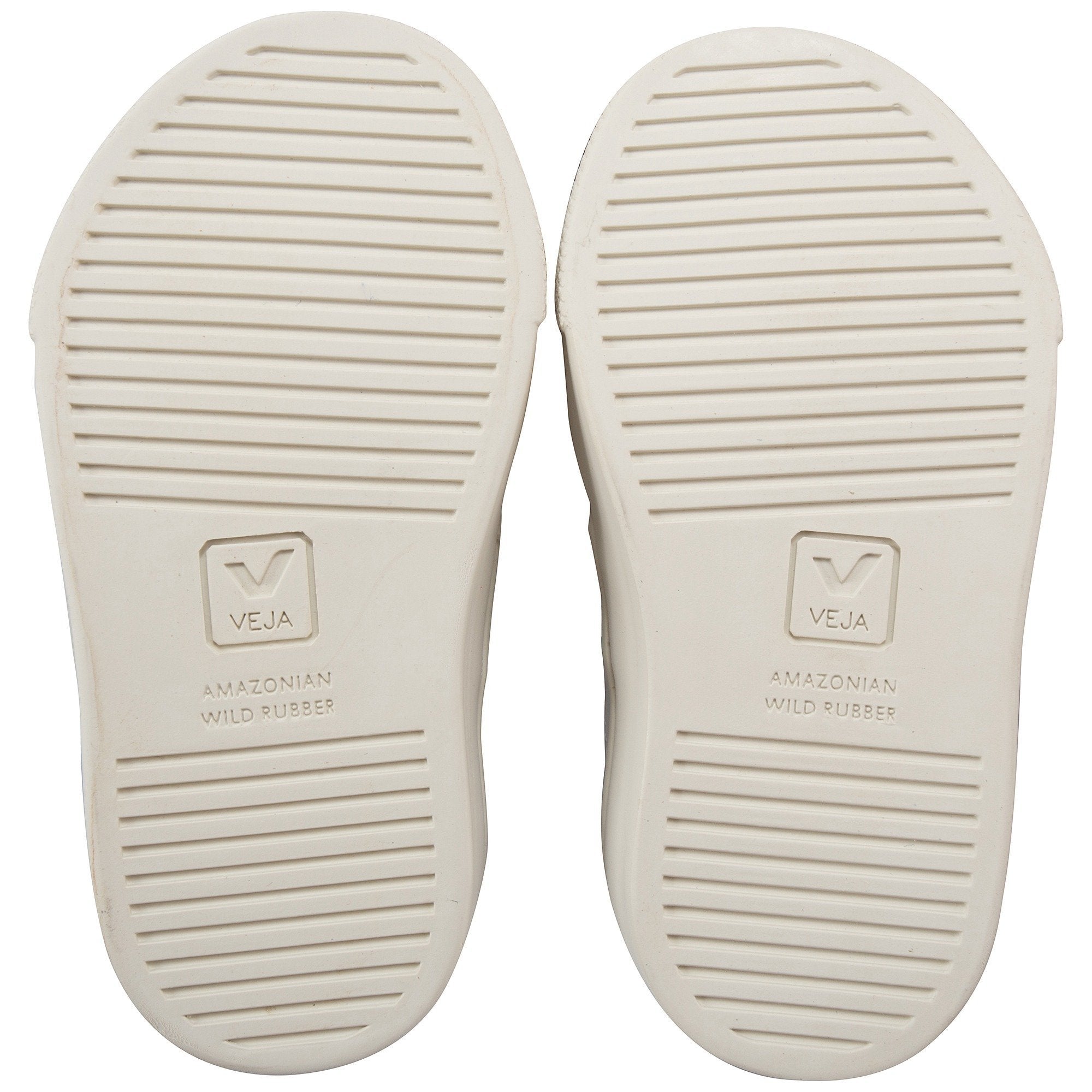 Baby White Leather Velcro With Green "V" Shoes