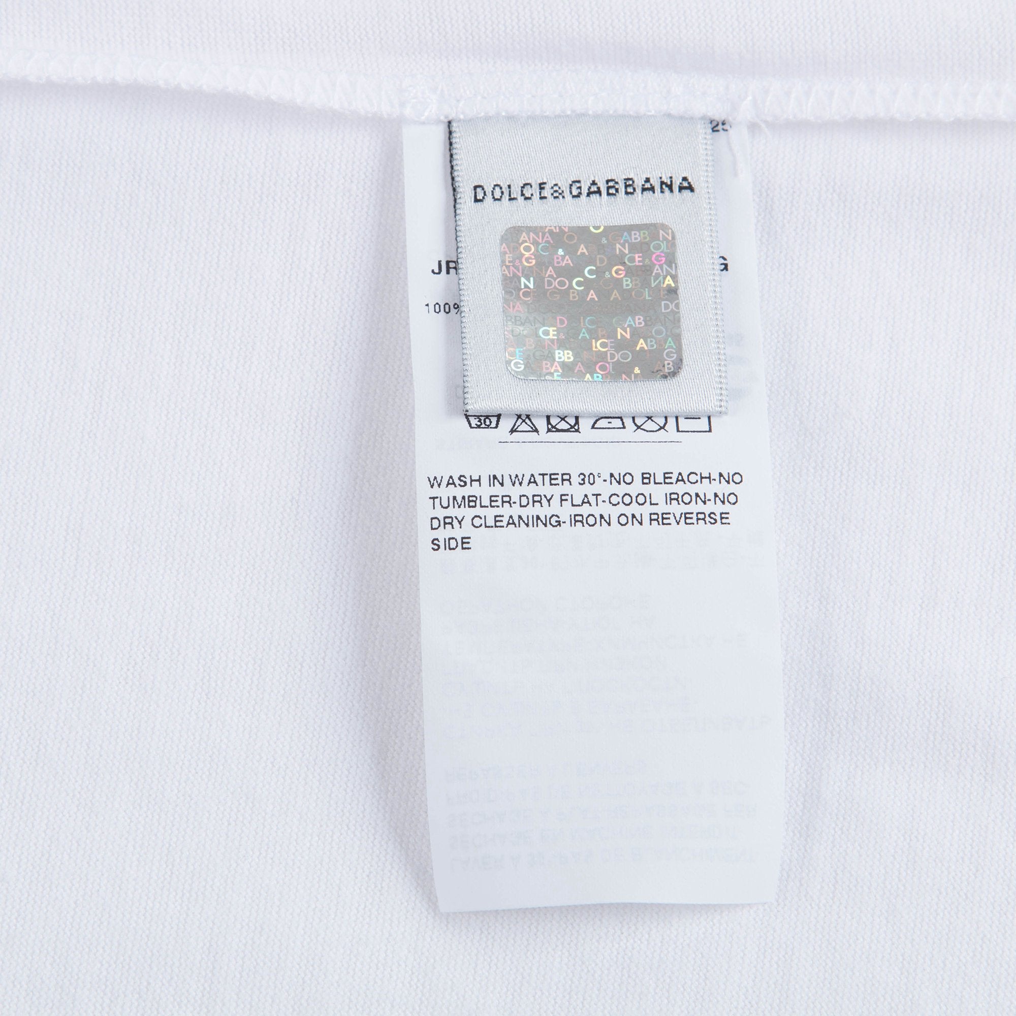 Girls Potical White Cotton T-shirt