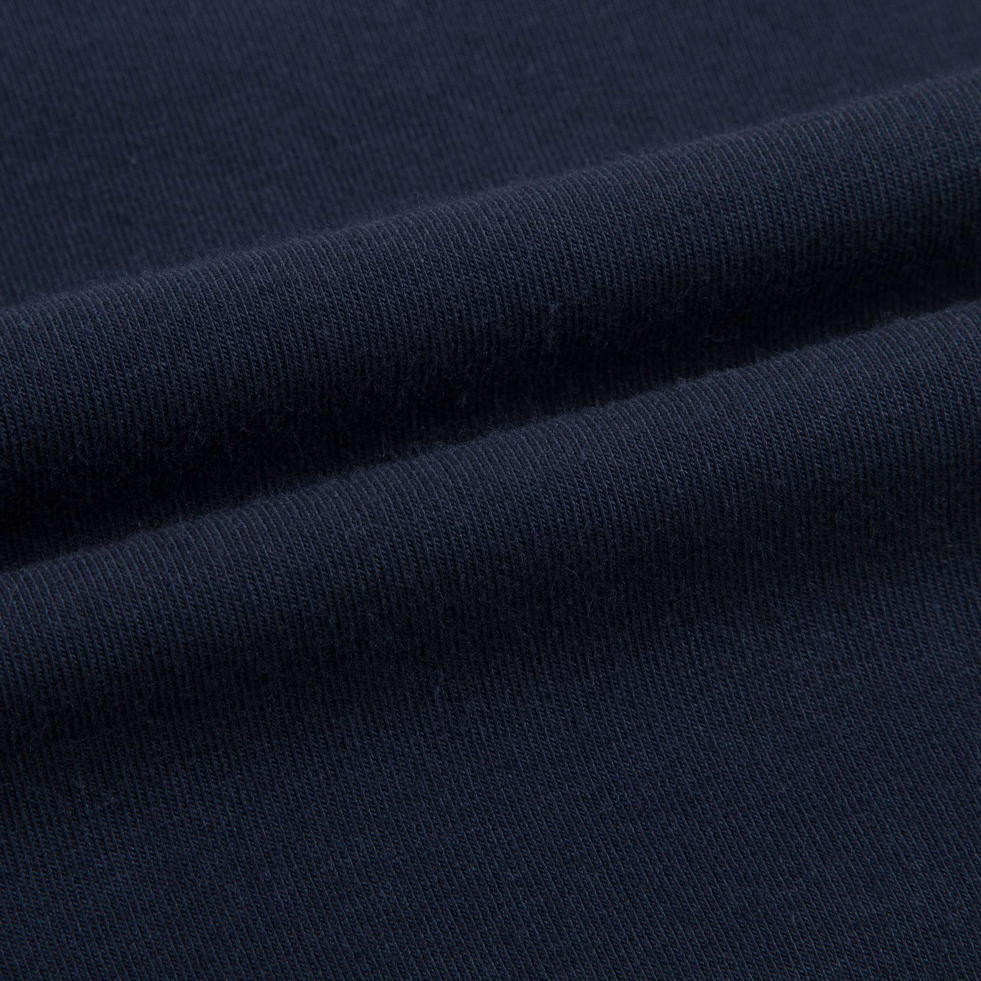 Girls Navy Blue Cotton T-shirt