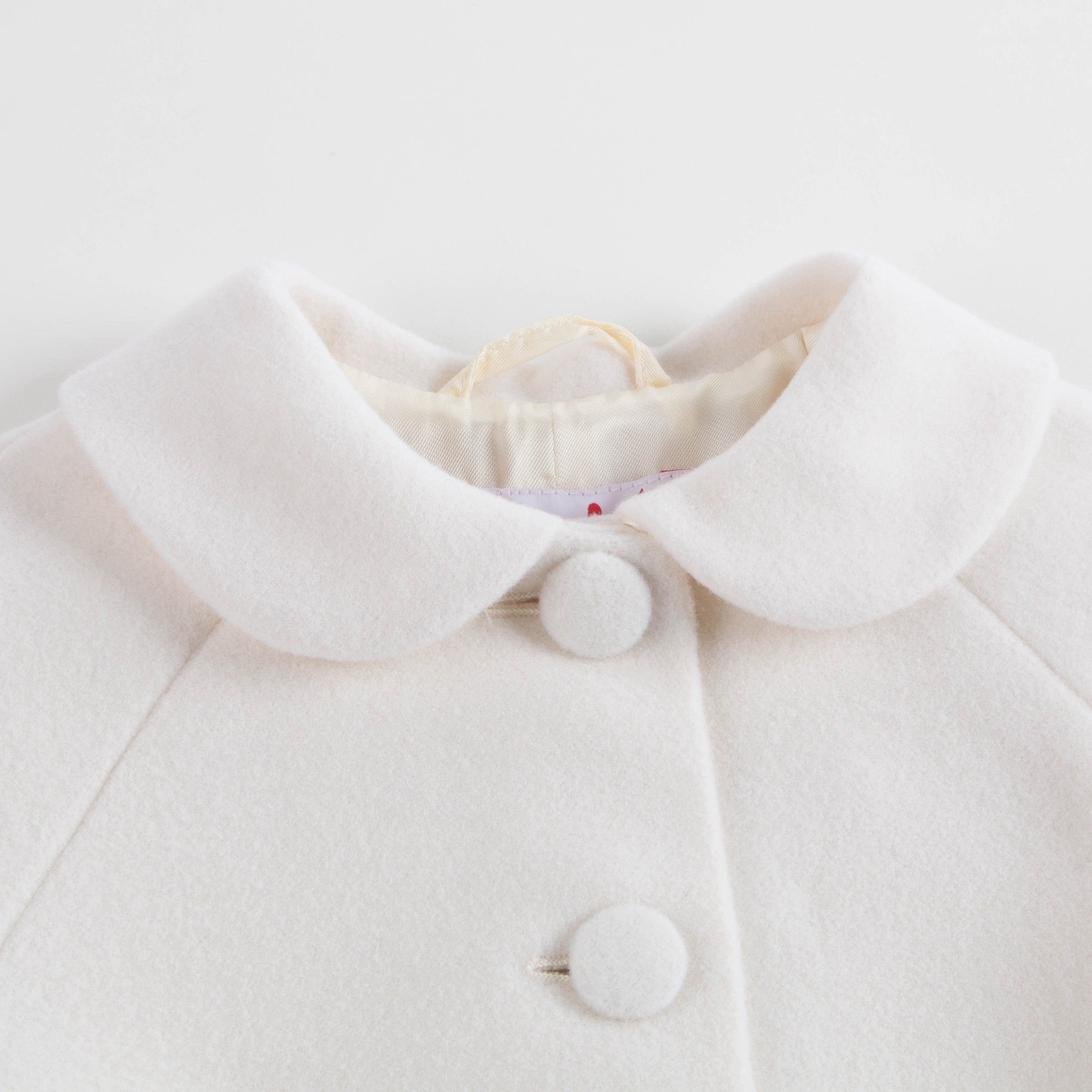 Baby Girls Milk Coat