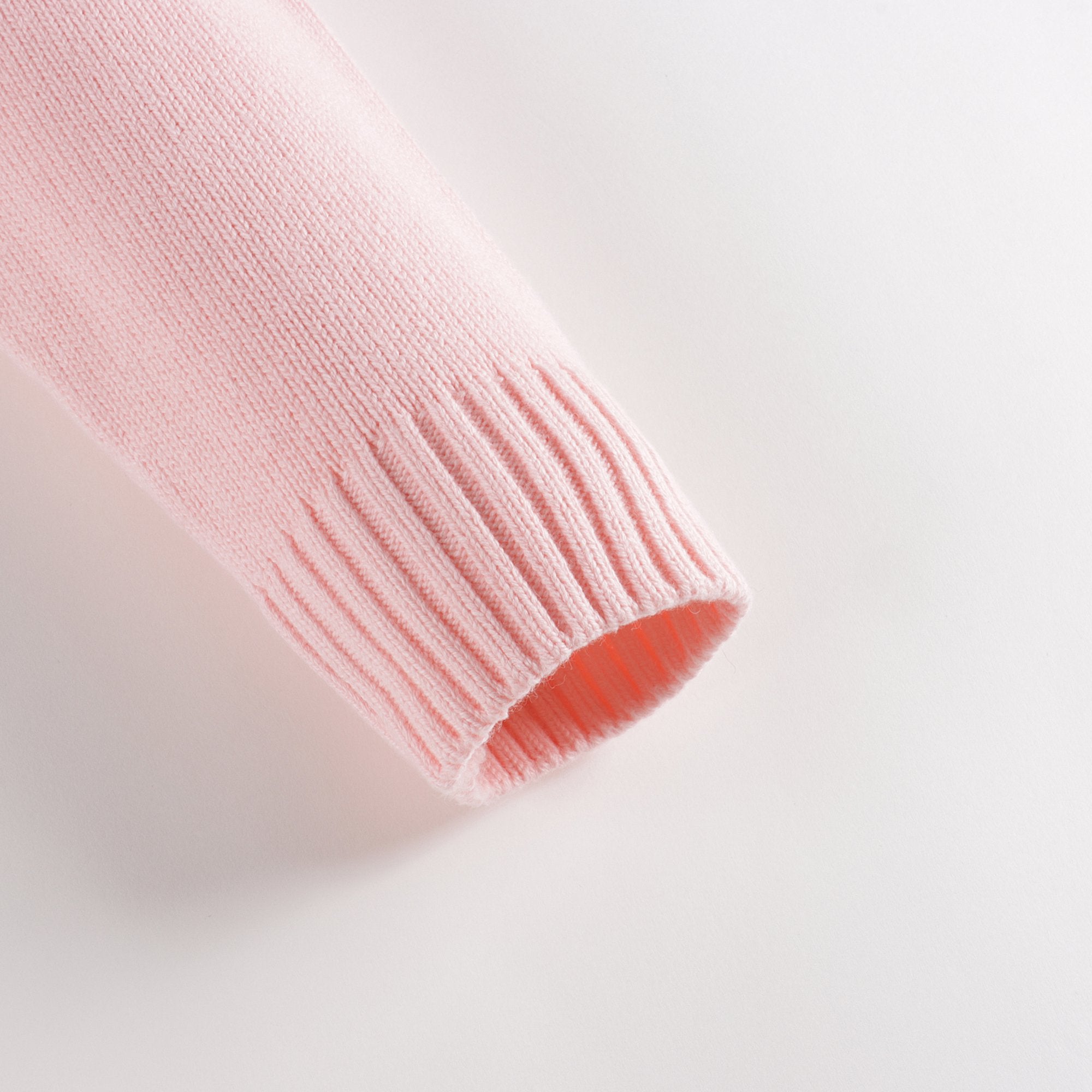 Girls Pink Logo Cotton Sweater