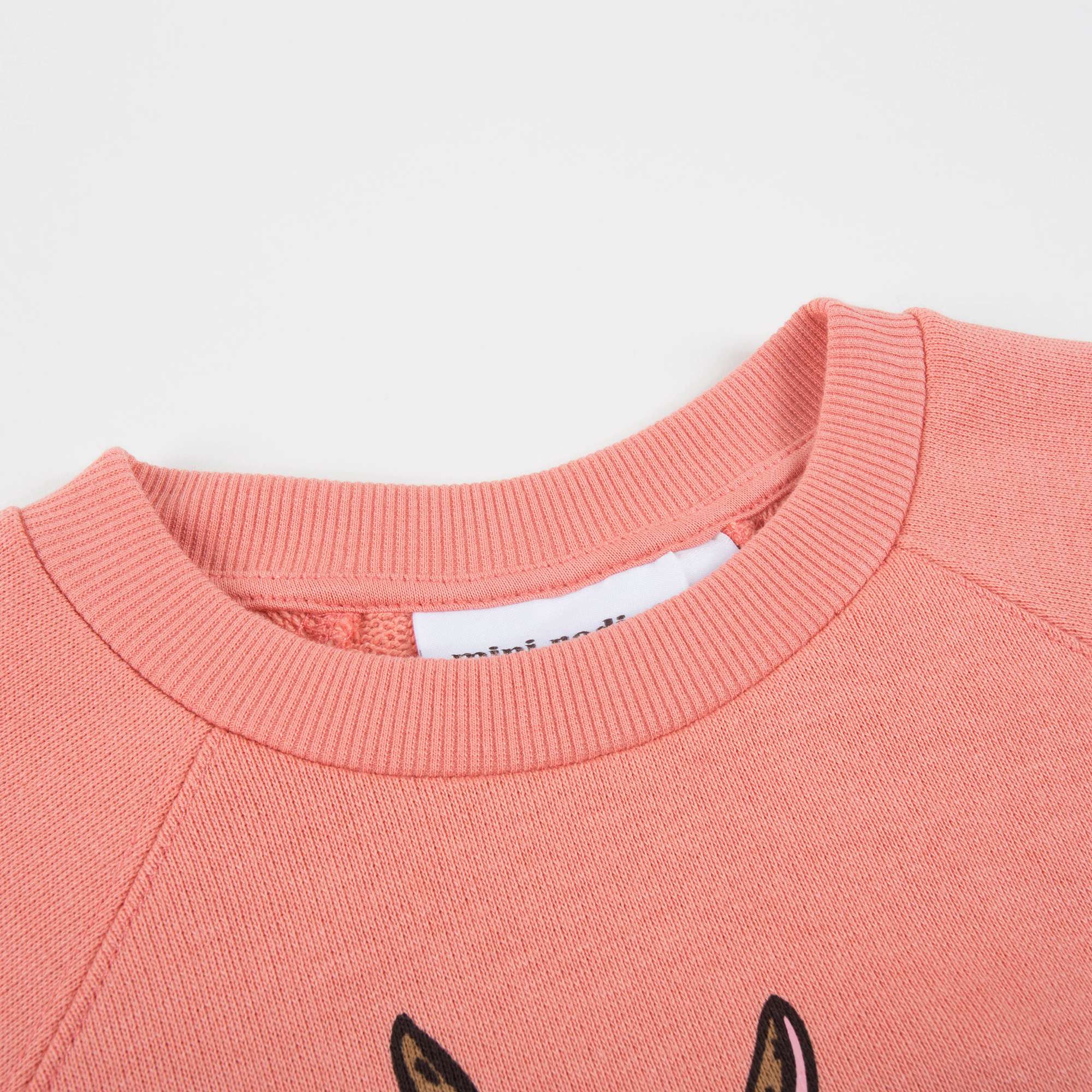 Girls Pink Donkey Organic Cotton Sweatshirt