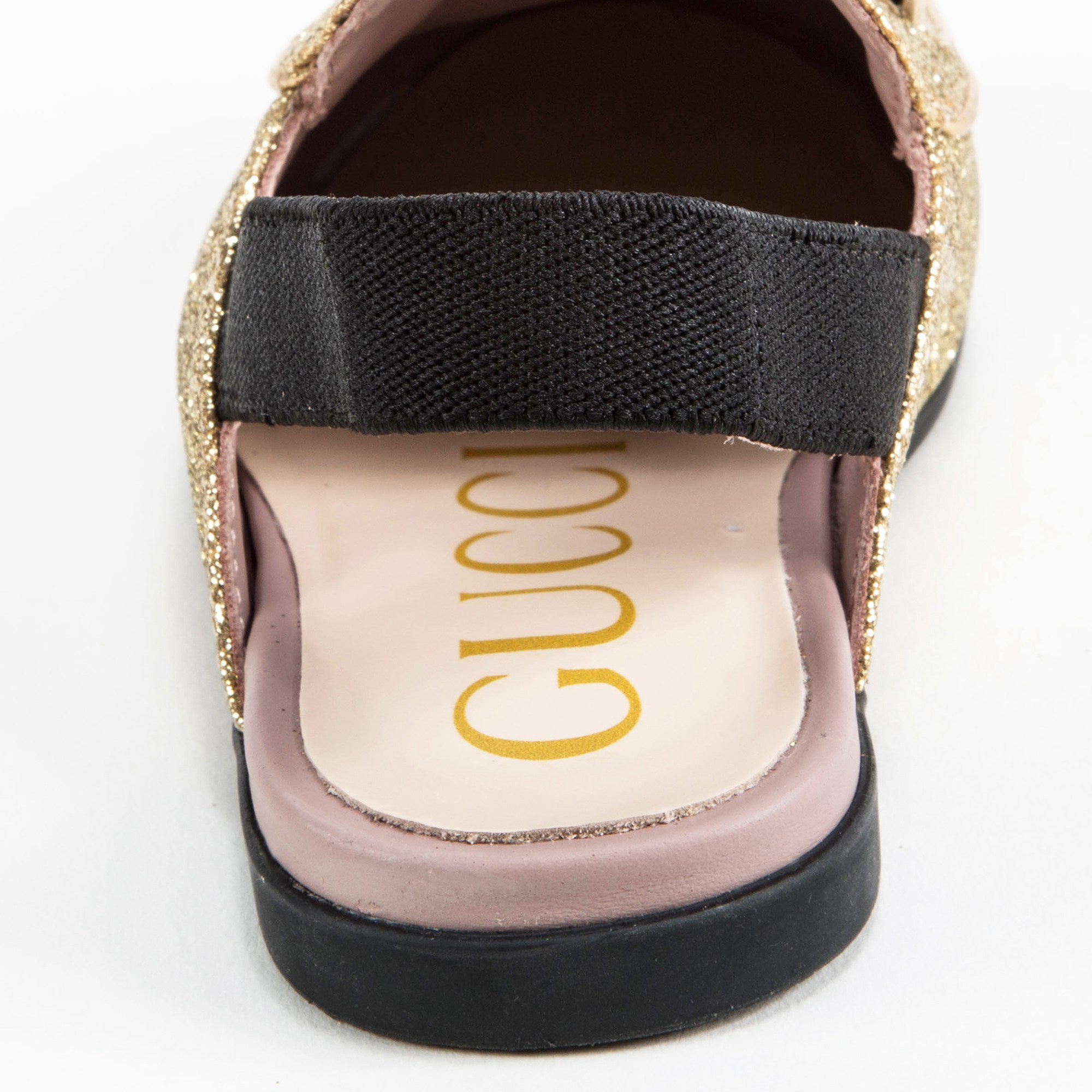 Baby Girls Golden Printed Shoes