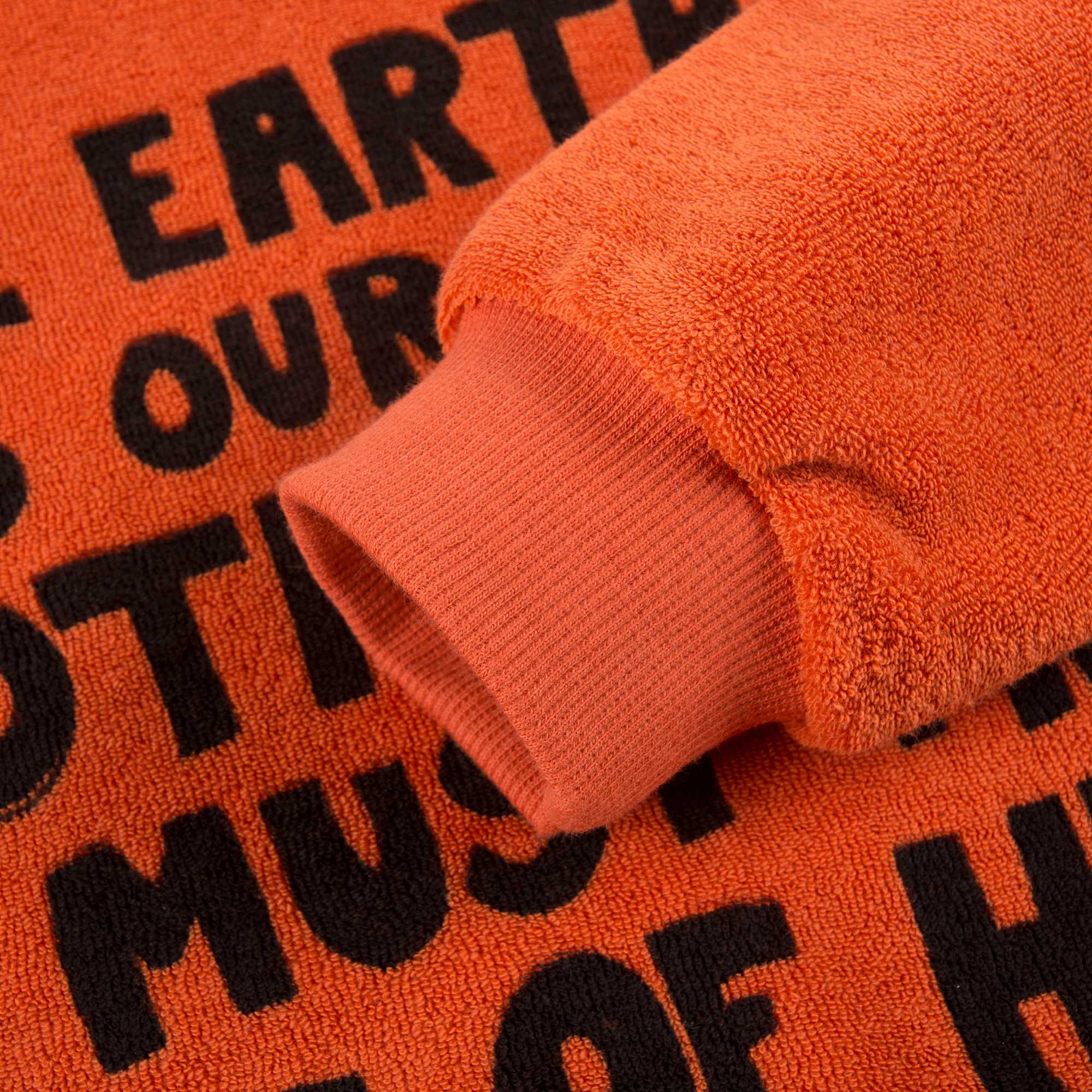 Girls Orange Organic Cotton Sweatshirt
