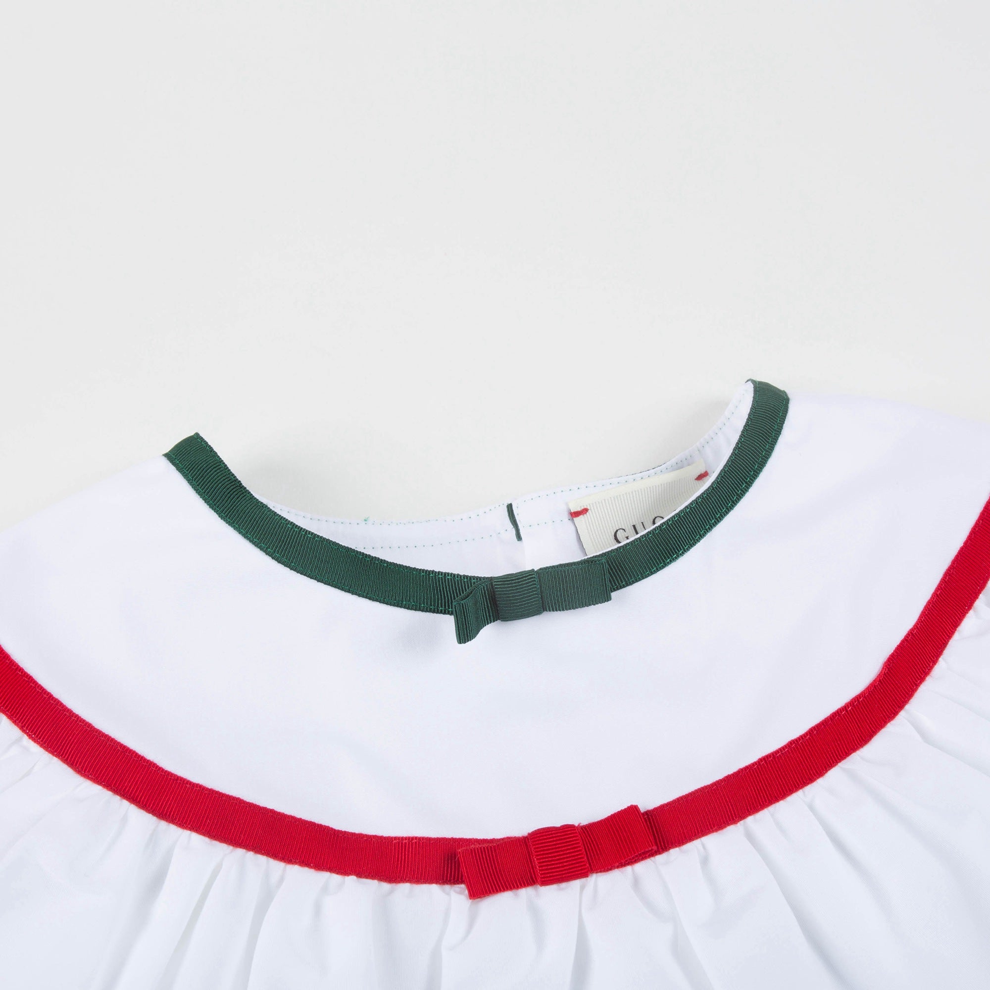Girls White Ruffle Blouse