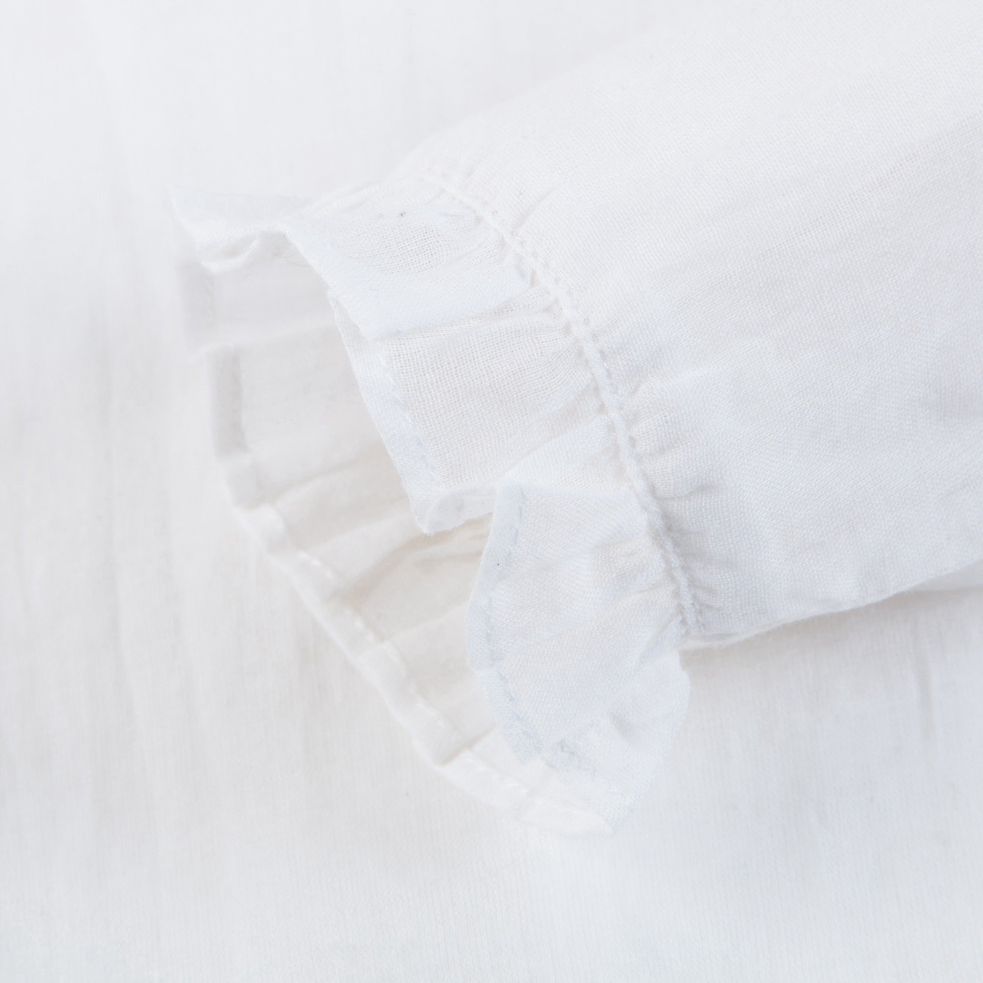 Baby Girls White Woven Top