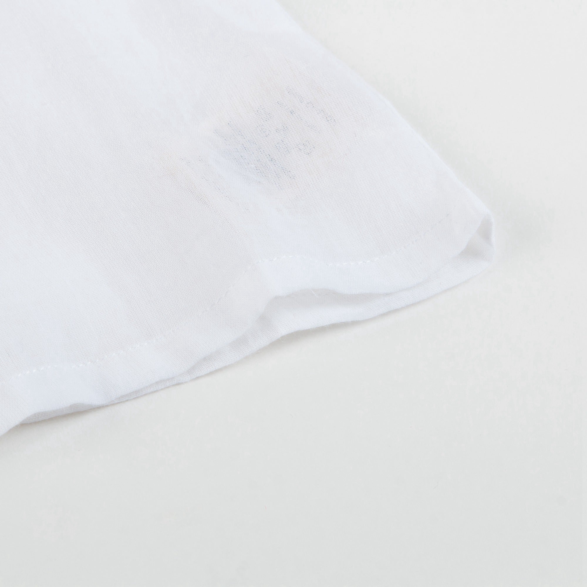 Baby Girls White Woven Top