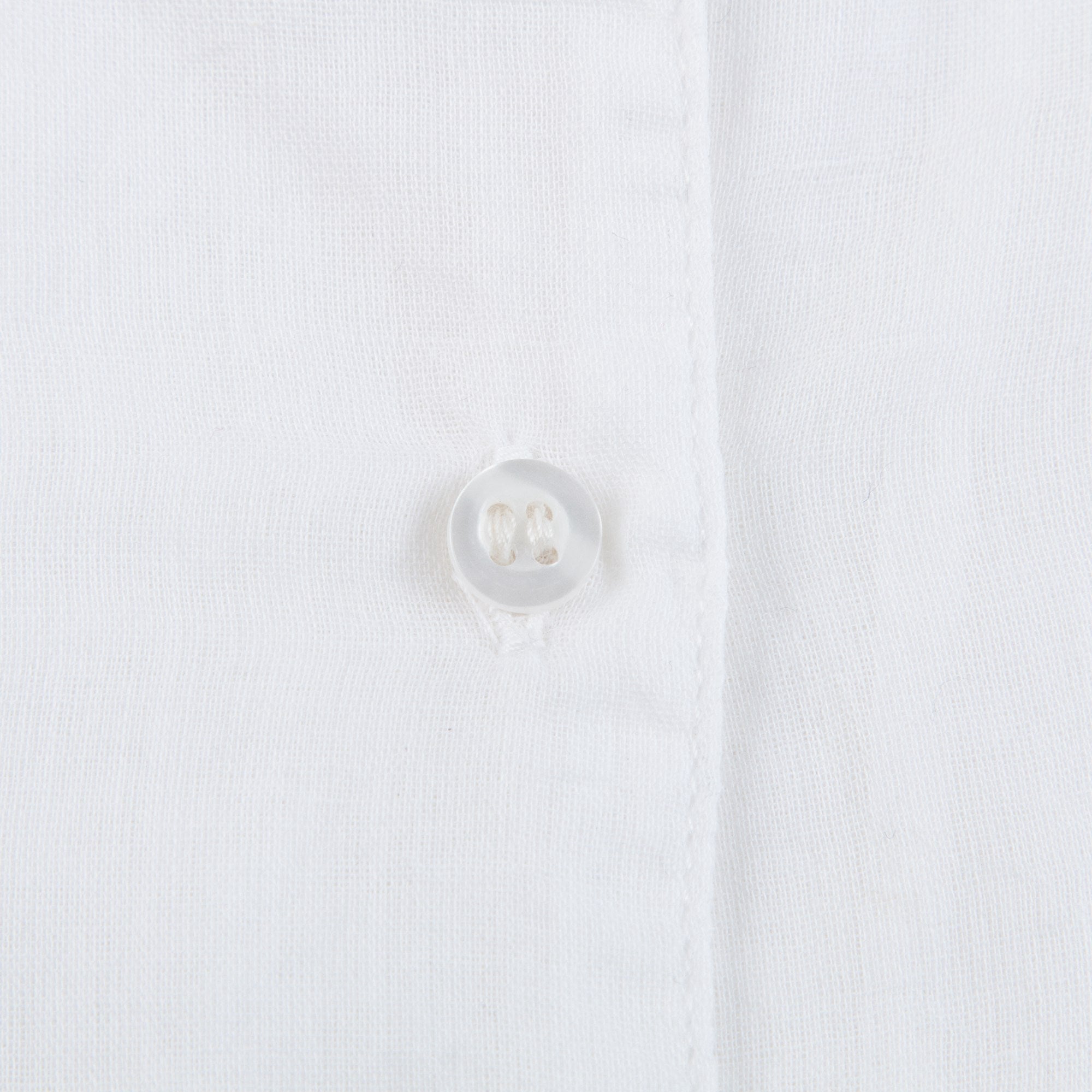 Baby Girls White Woven Top