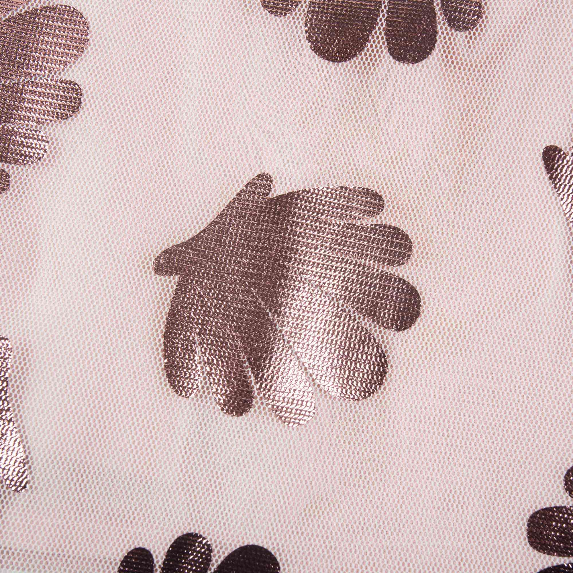Girls Pink Flower Printed Skirt