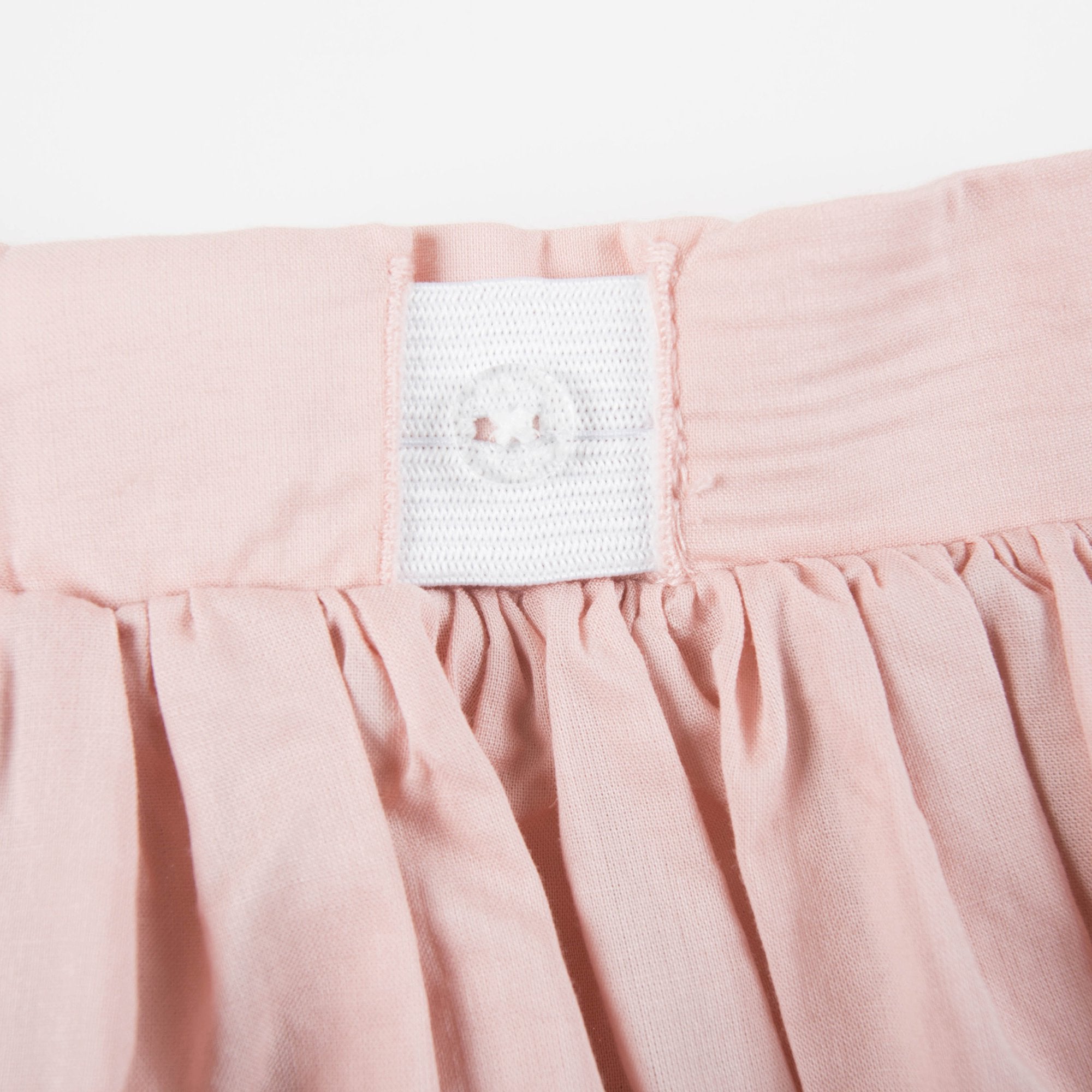 Girls Pink Flower Printed Skirt