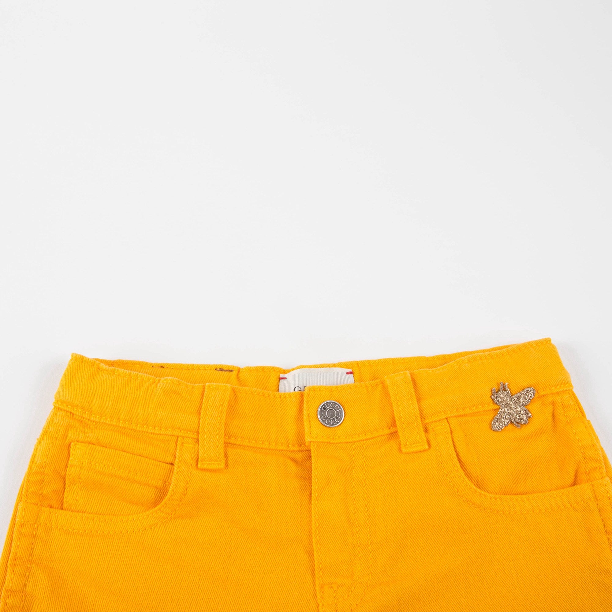 Baby Fisherman Yellow & Gold Shorts