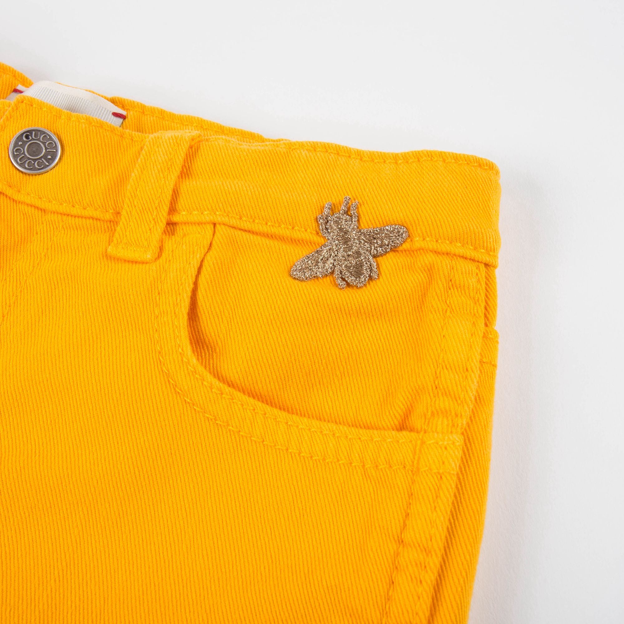 Baby Fisherman Yellow & Gold Shorts