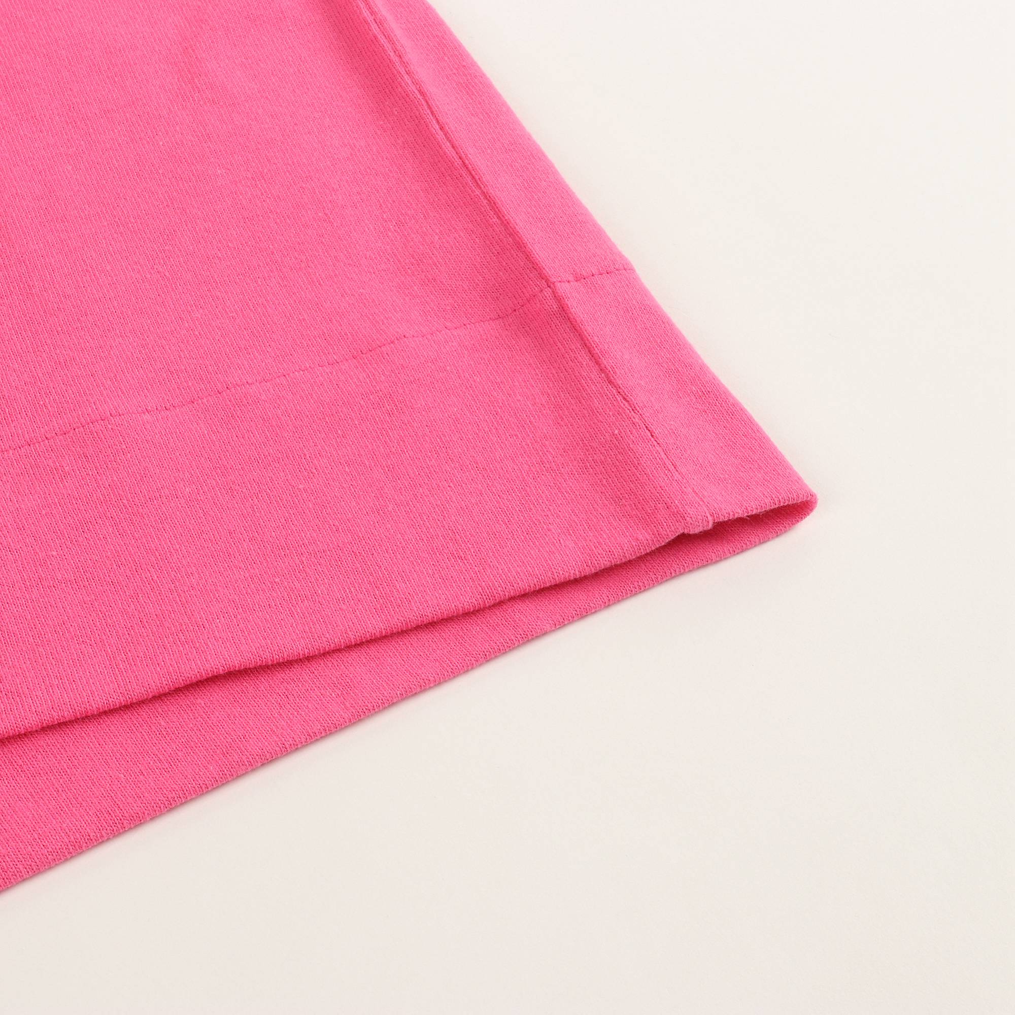Girls Fuxia Cotton Dress