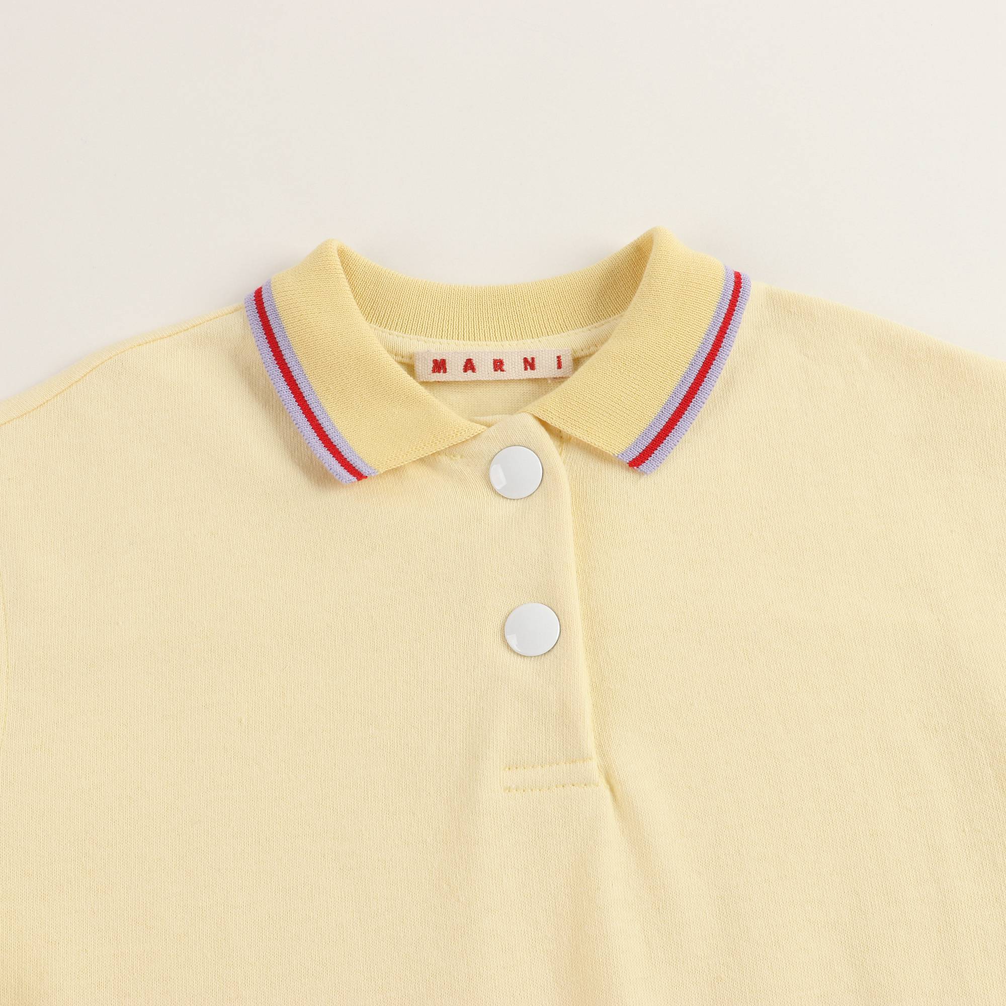 Girls Faded Yellow Cotton Dress