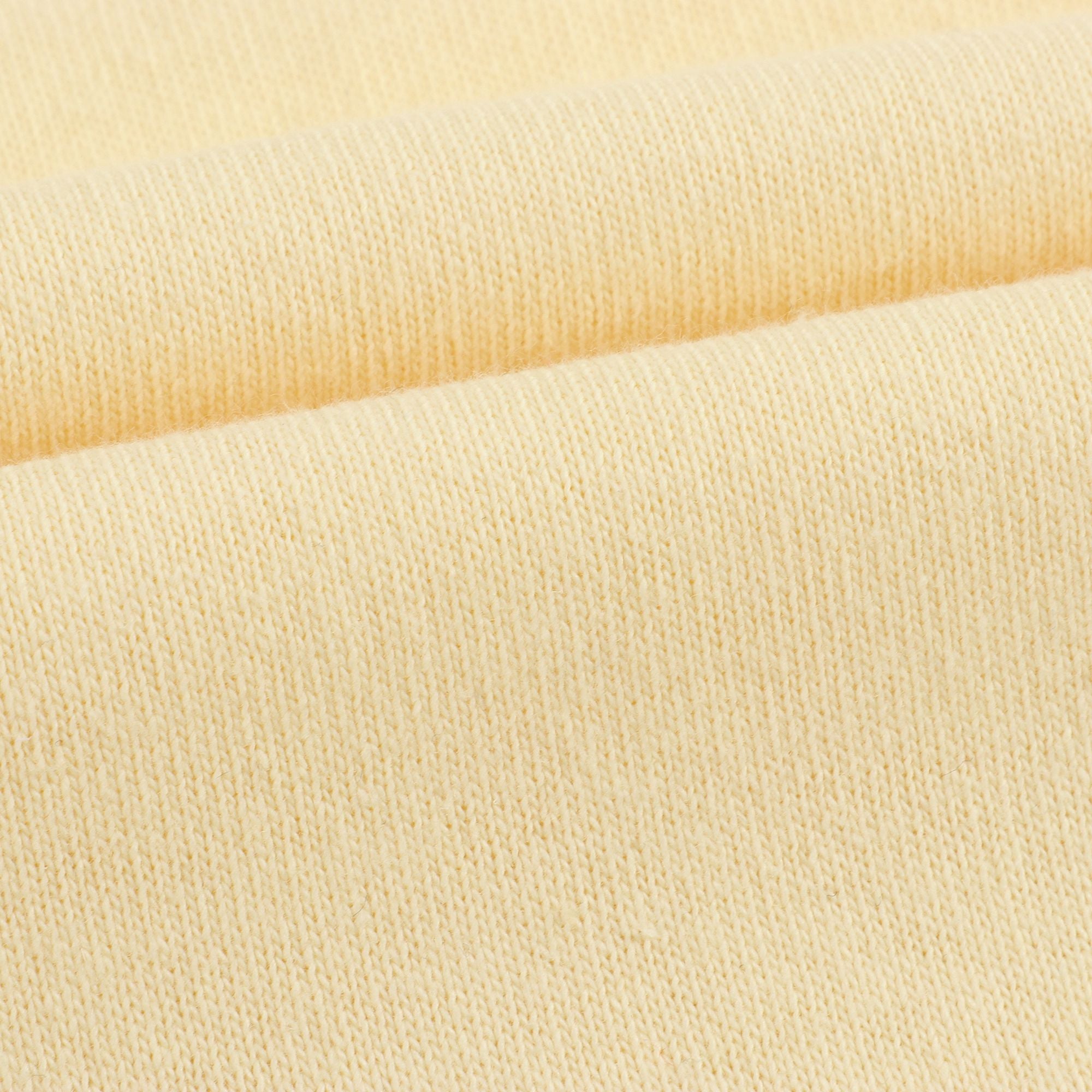 Girls Faded Yellow Cotton Dress