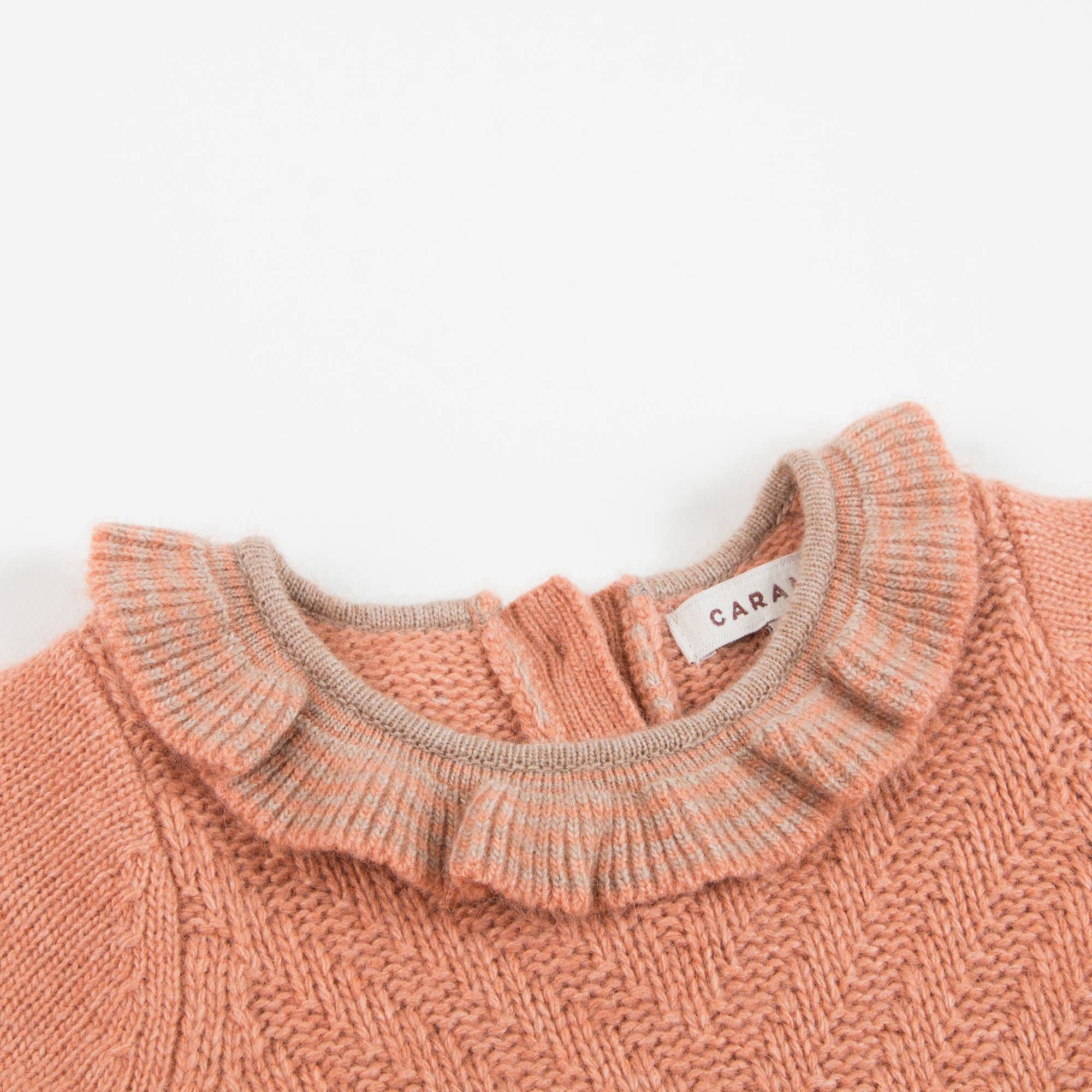 Baby Girls Light Orange Knitted Dress