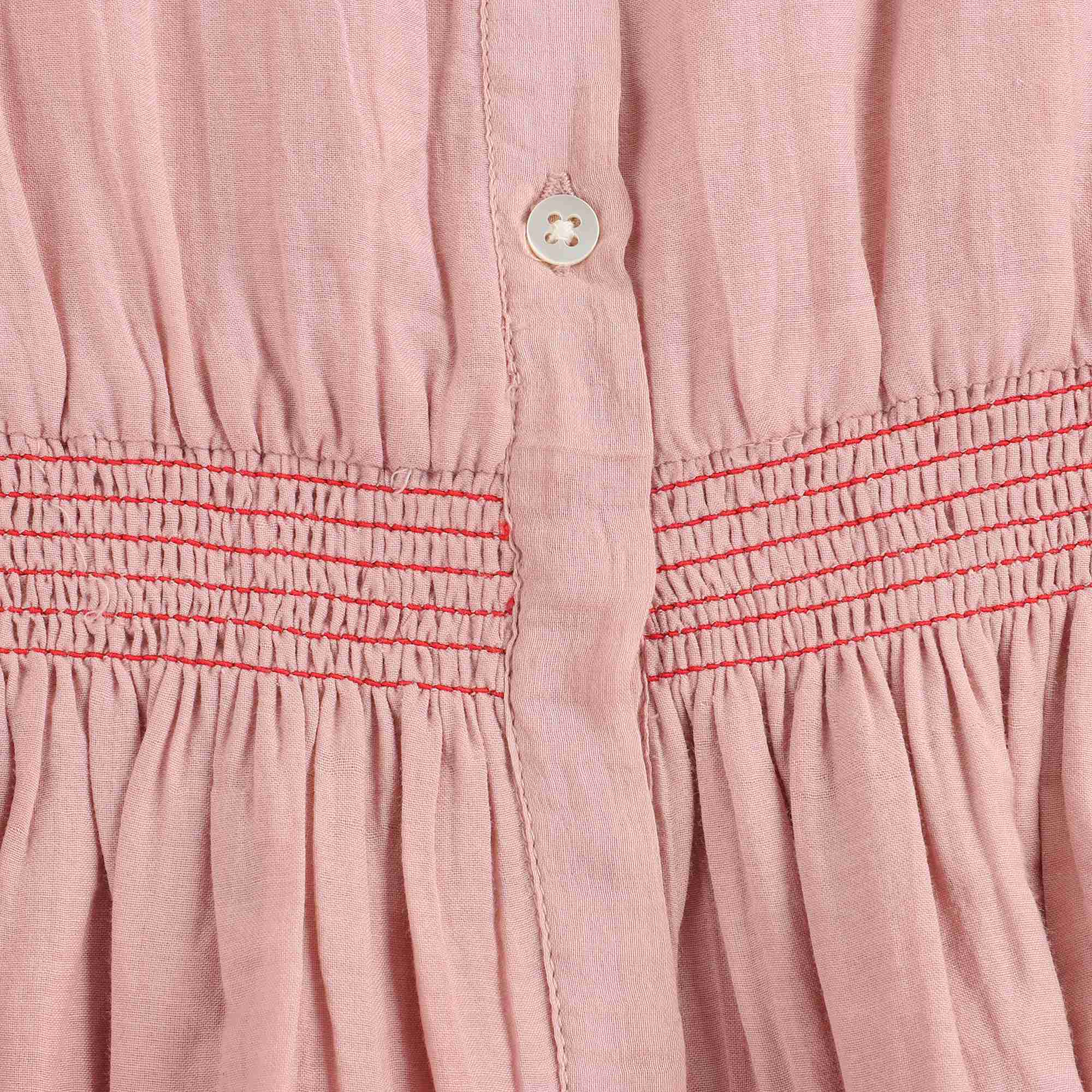 Girls Pink Cotton Dress