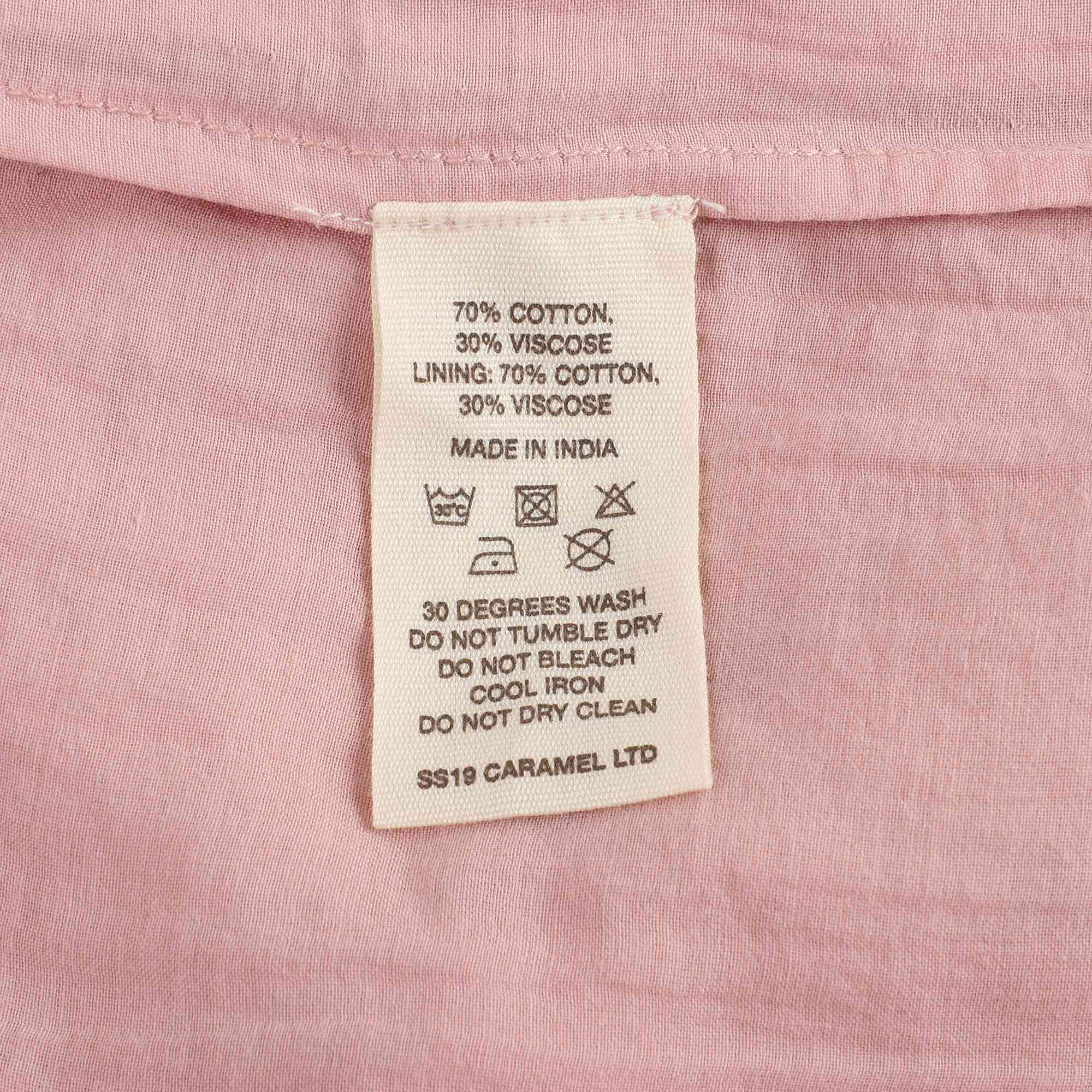 Girls Pink Cotton Dress