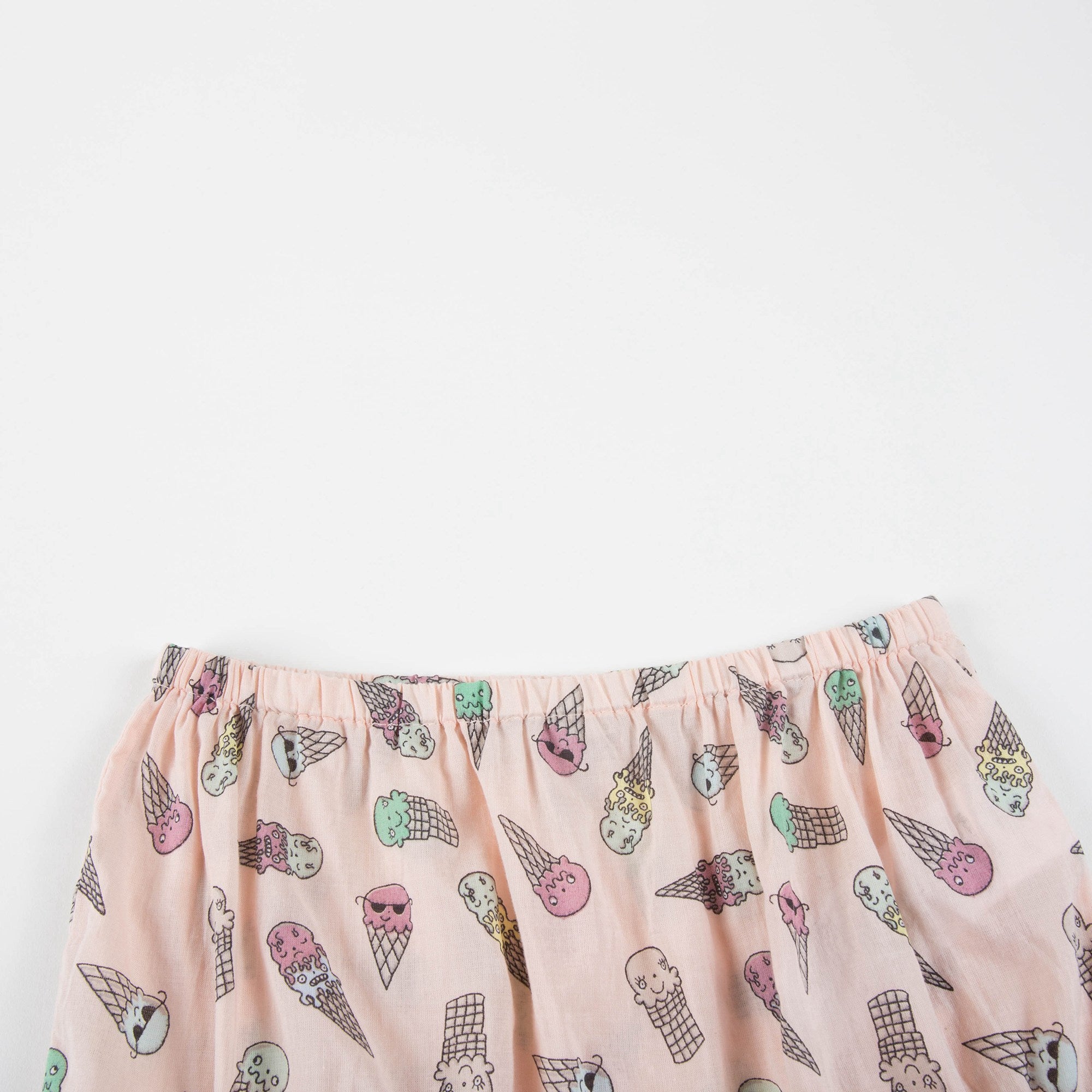 Baby Girls Pink Icecream Printed Dress