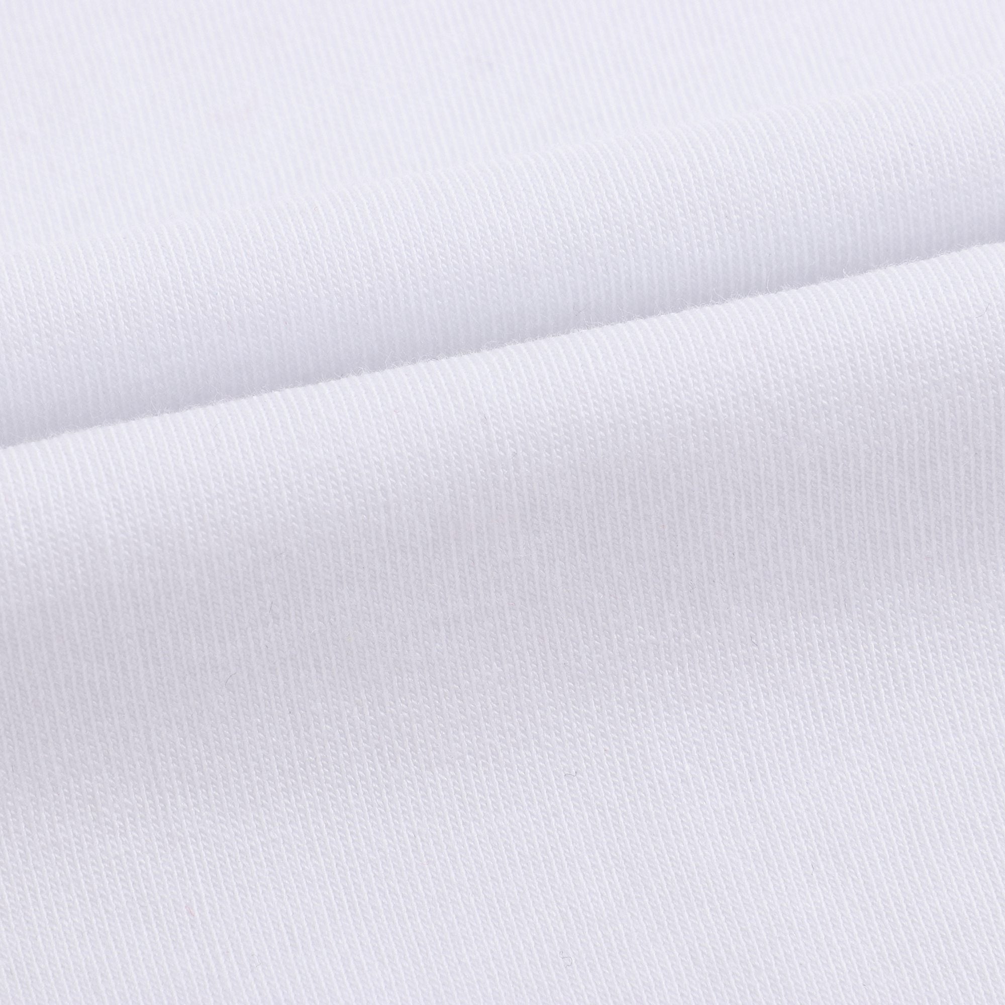Girls White Jersey Cotton Babysuits