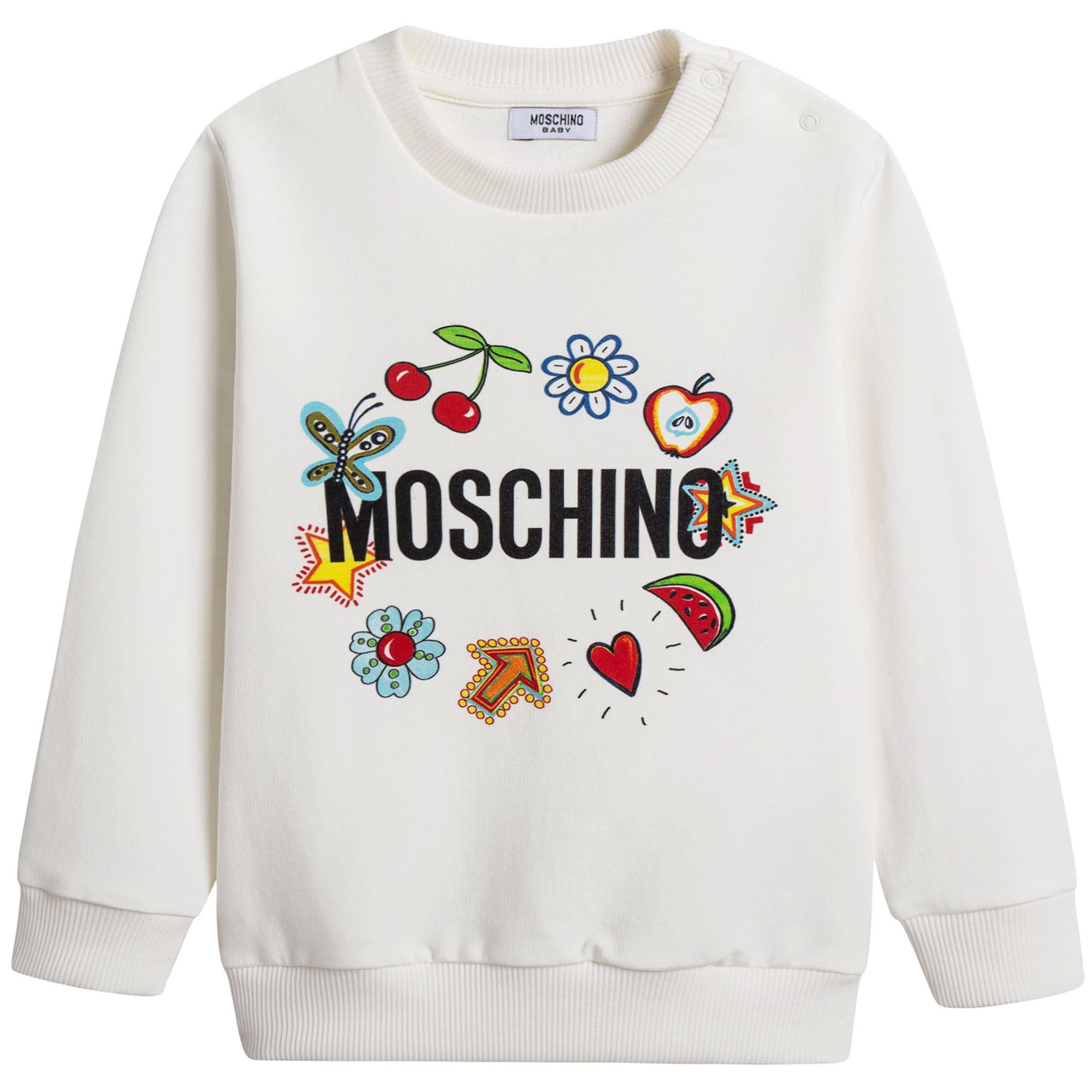 Baby Girls Ivory Sweatshirt