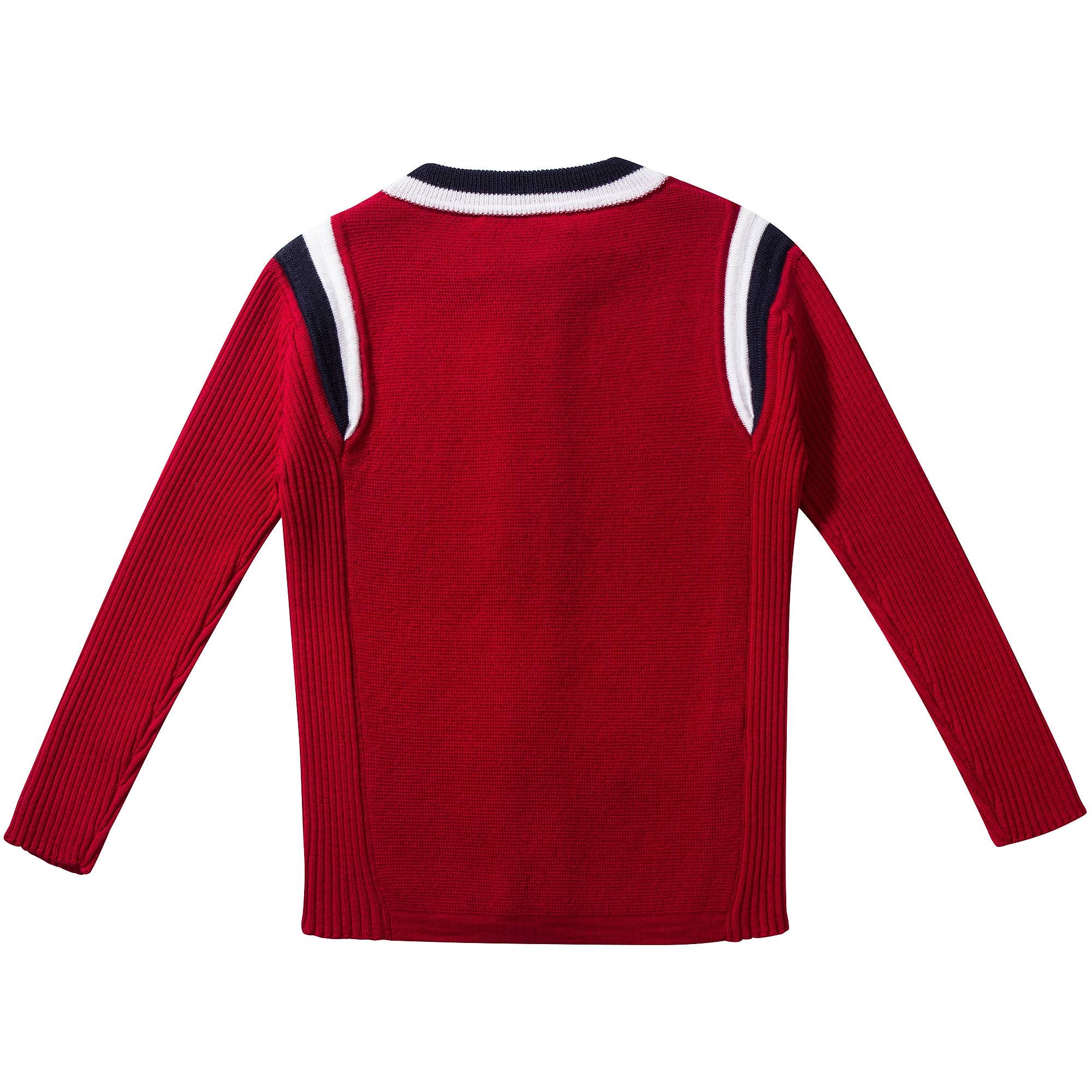 Girls  Red   Wool  Cardigan