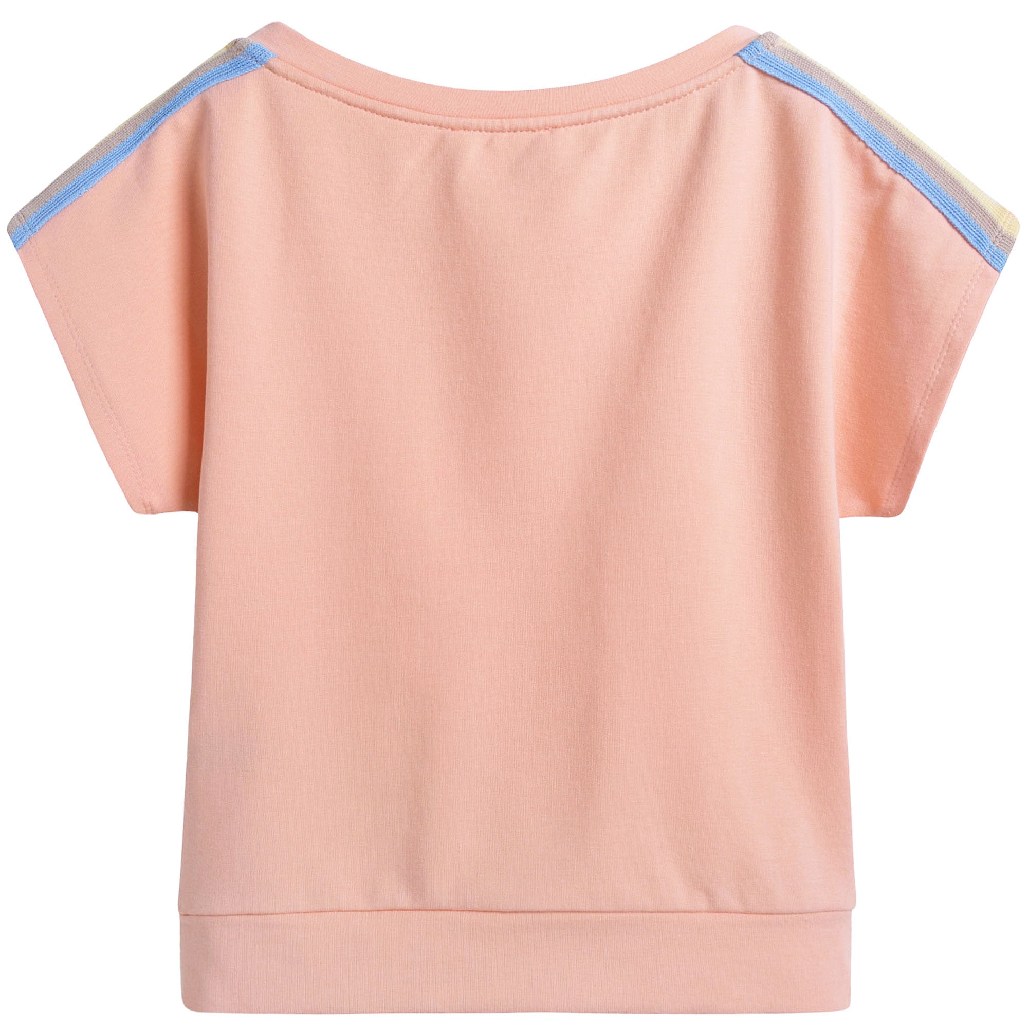 Girls Pink Modal & Cotton T-shirt