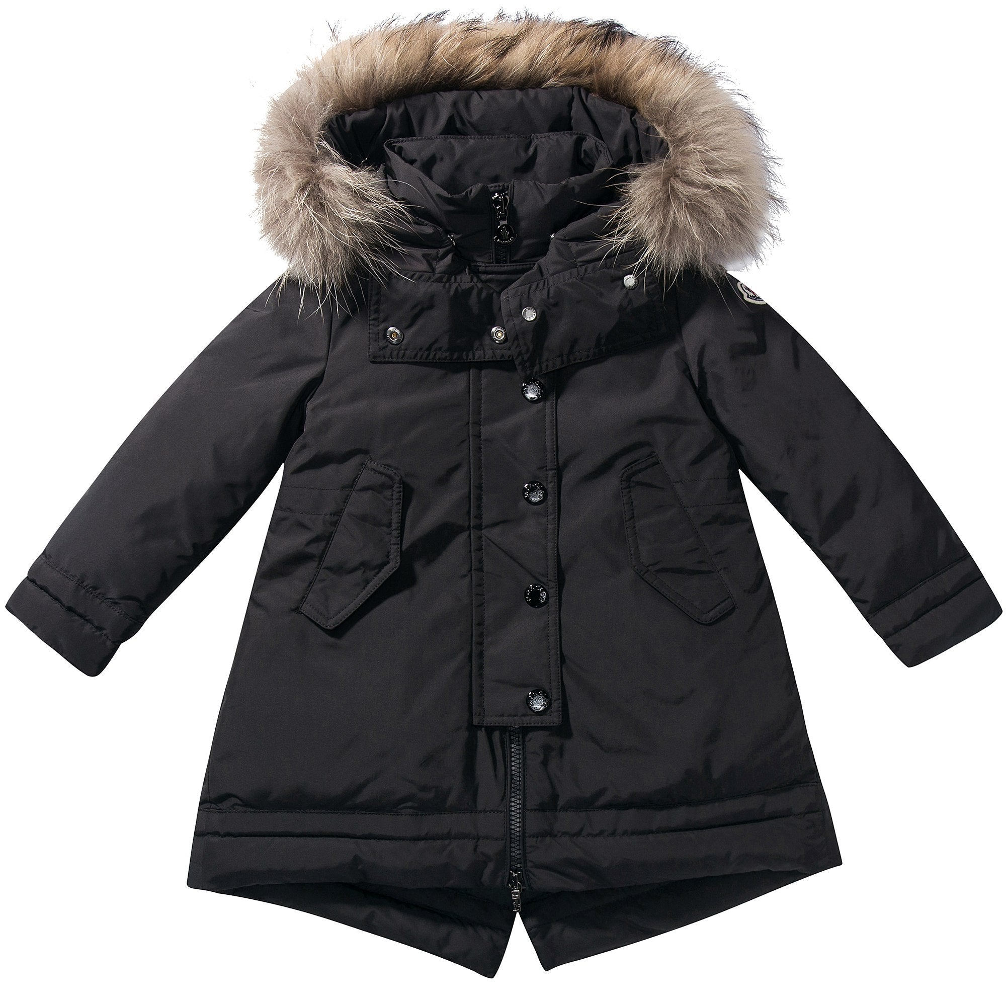 Girls  Black  "Yolande" Coat