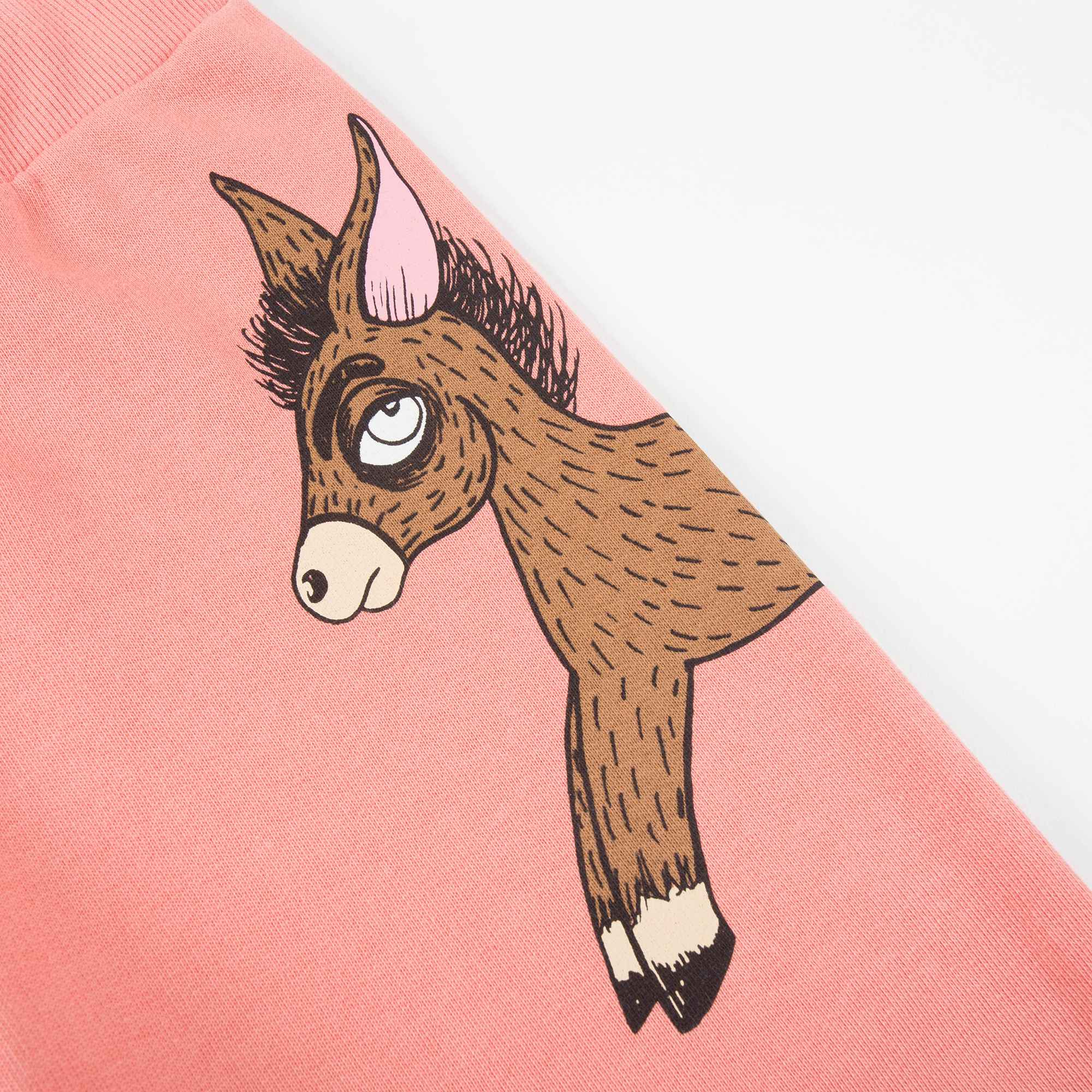 Girls Pink Donkey Organic Cotton Trousers