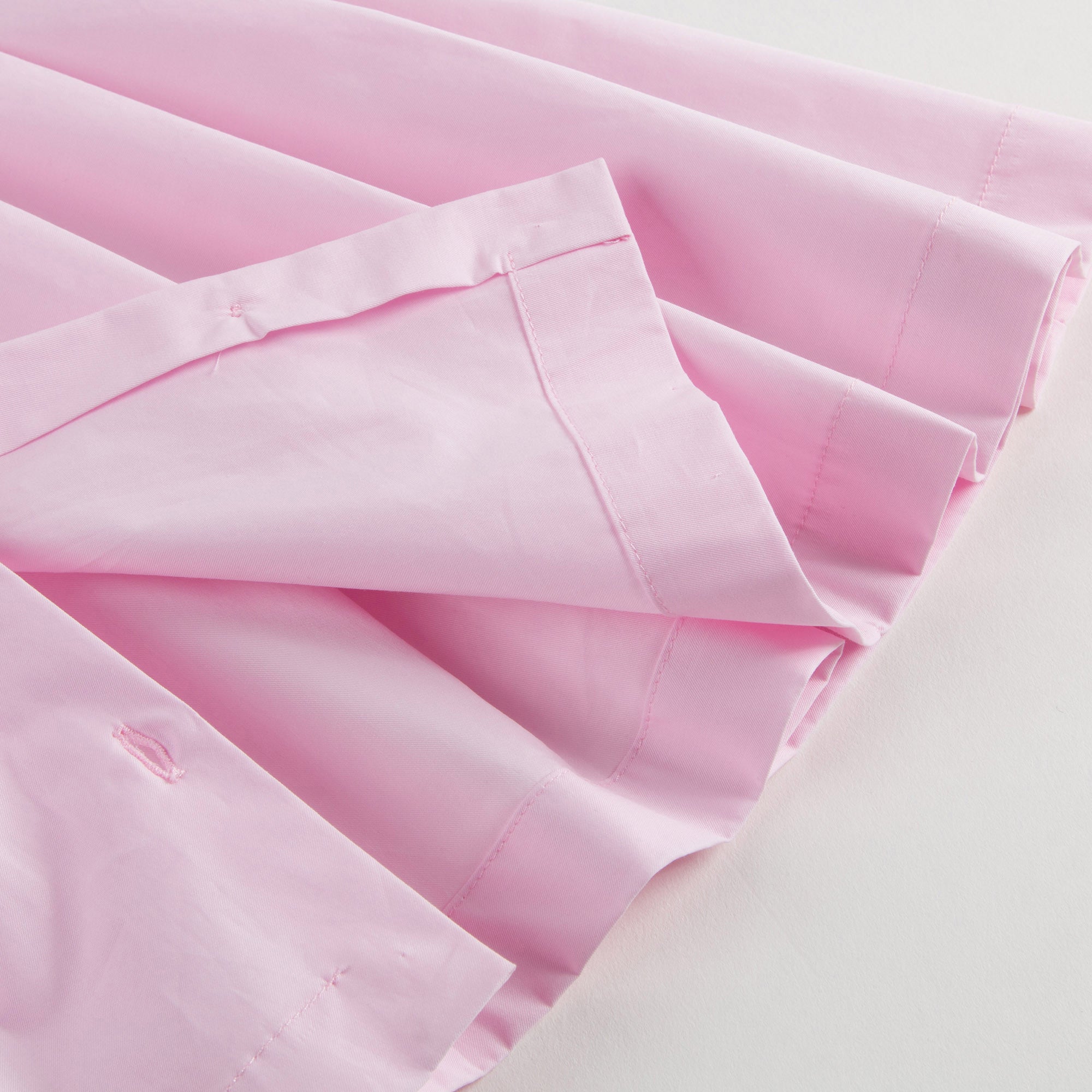 Girls Pink Cotton Dress with Flower
