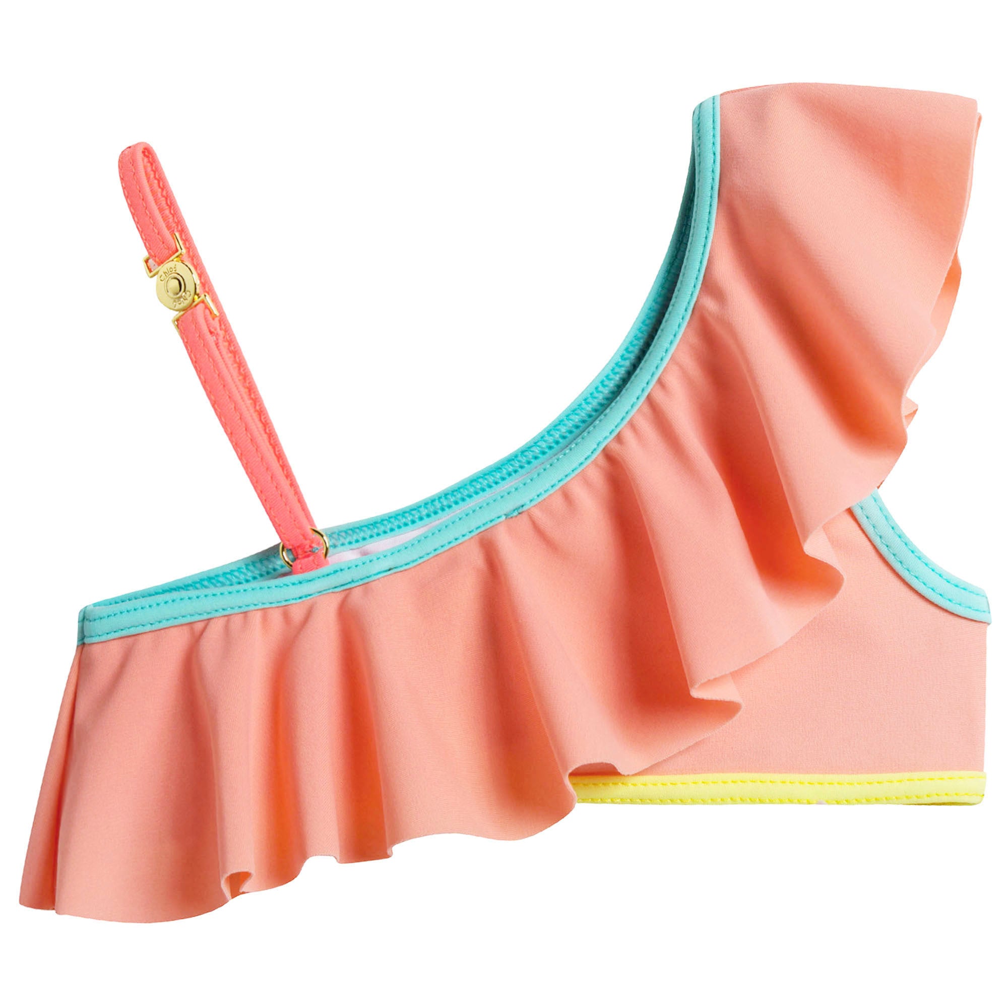 Girls Orange Peach Bikini