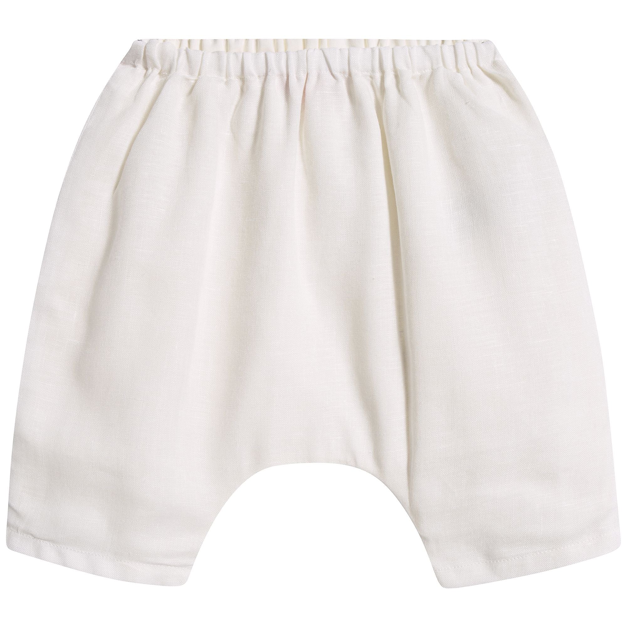 女小童白色连体衣