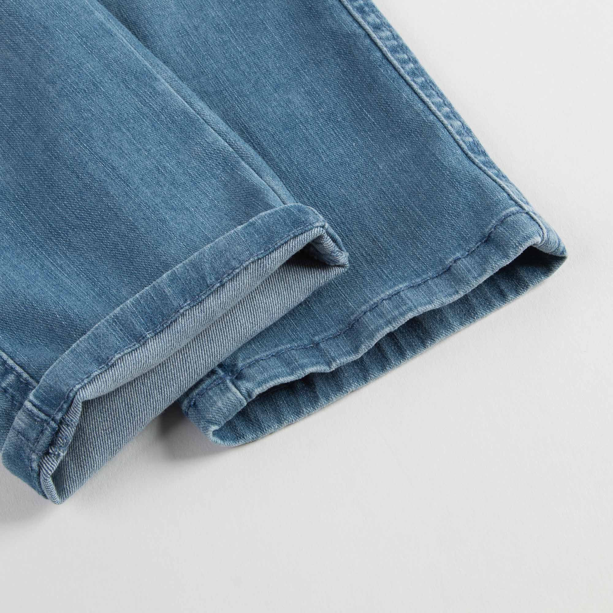 Baby Girls Blue Cotton Jeans