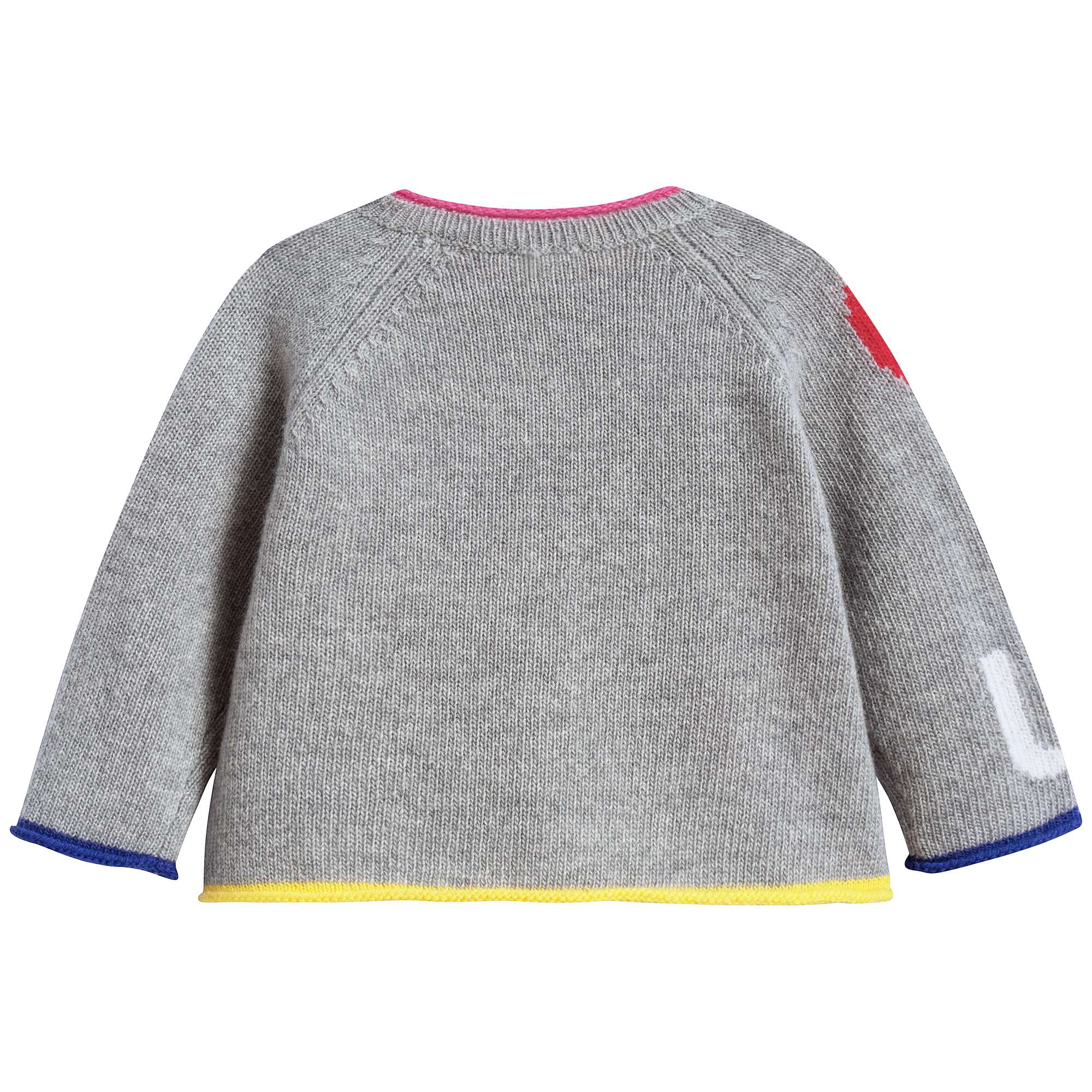 Baby Girls Grey Wool Cardigan
