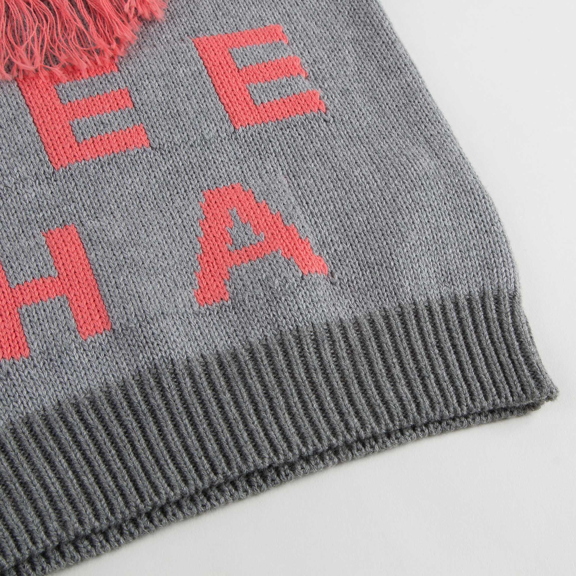 Girls Grey 'Blossom' Sweater With Alphabet Trims - CÉMAROSE | Children's Fashion Store - 6