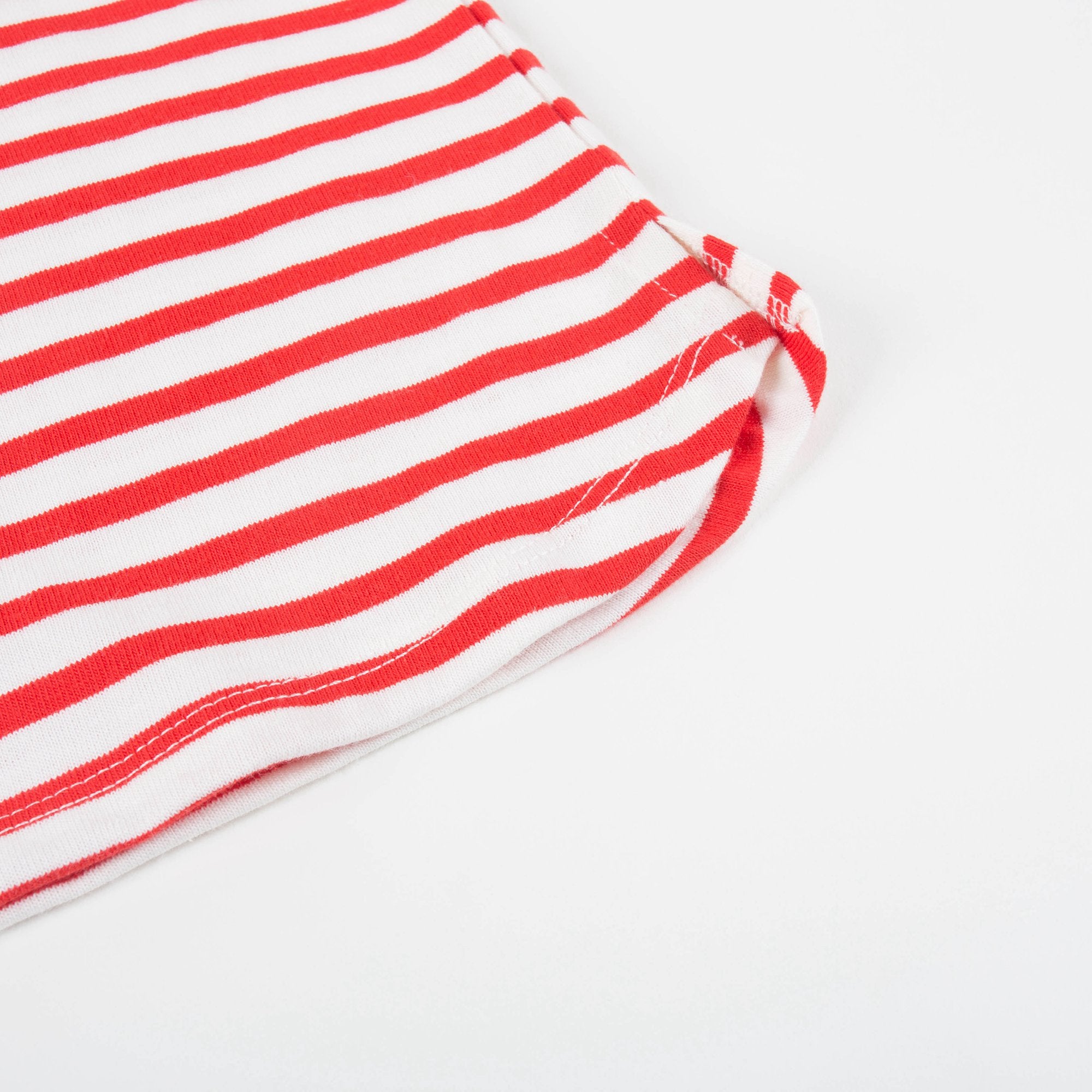 女童粉色条纹T恤